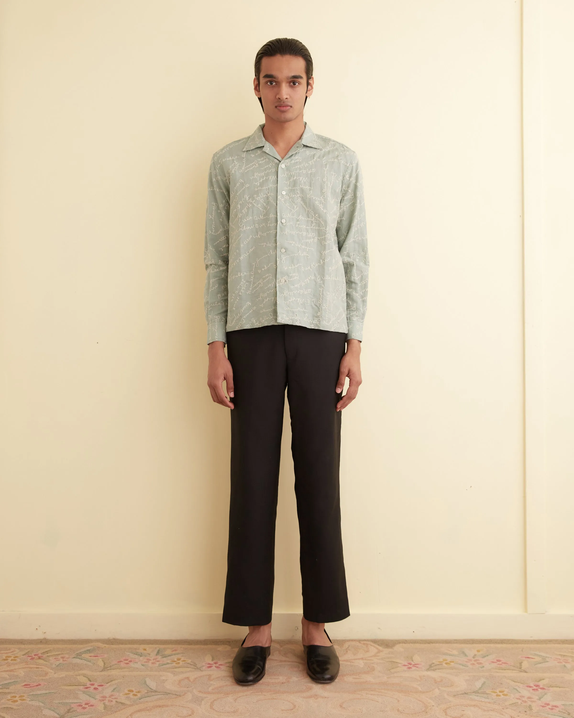 Powder Signature Long Sleeve Shirt sold by BODE