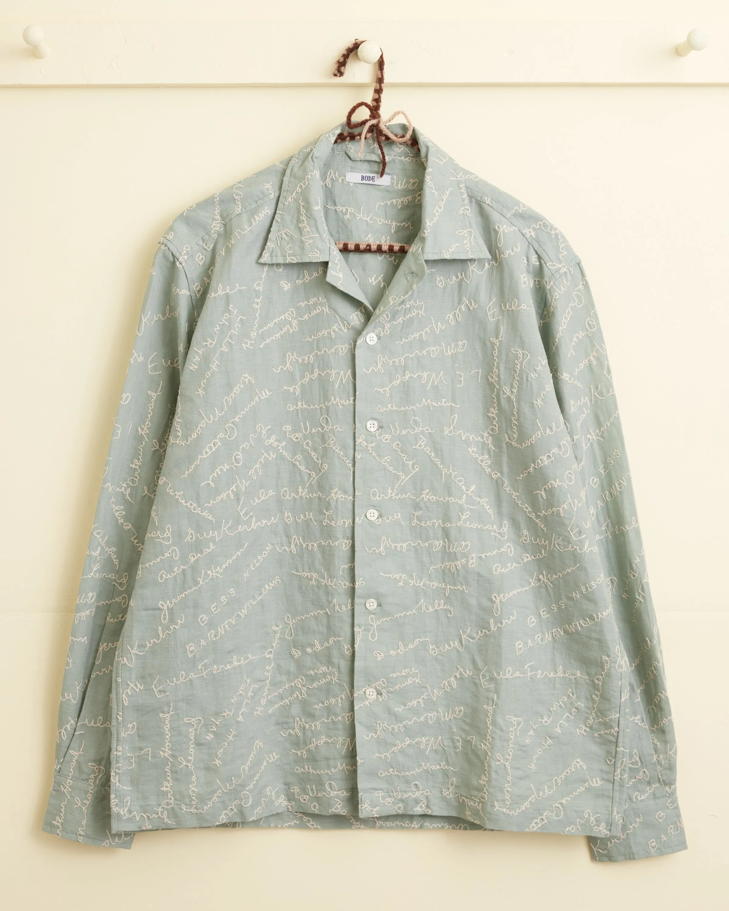 Powder Signature Long Sleeve Shirt sold by BODE product image thumbnail 4