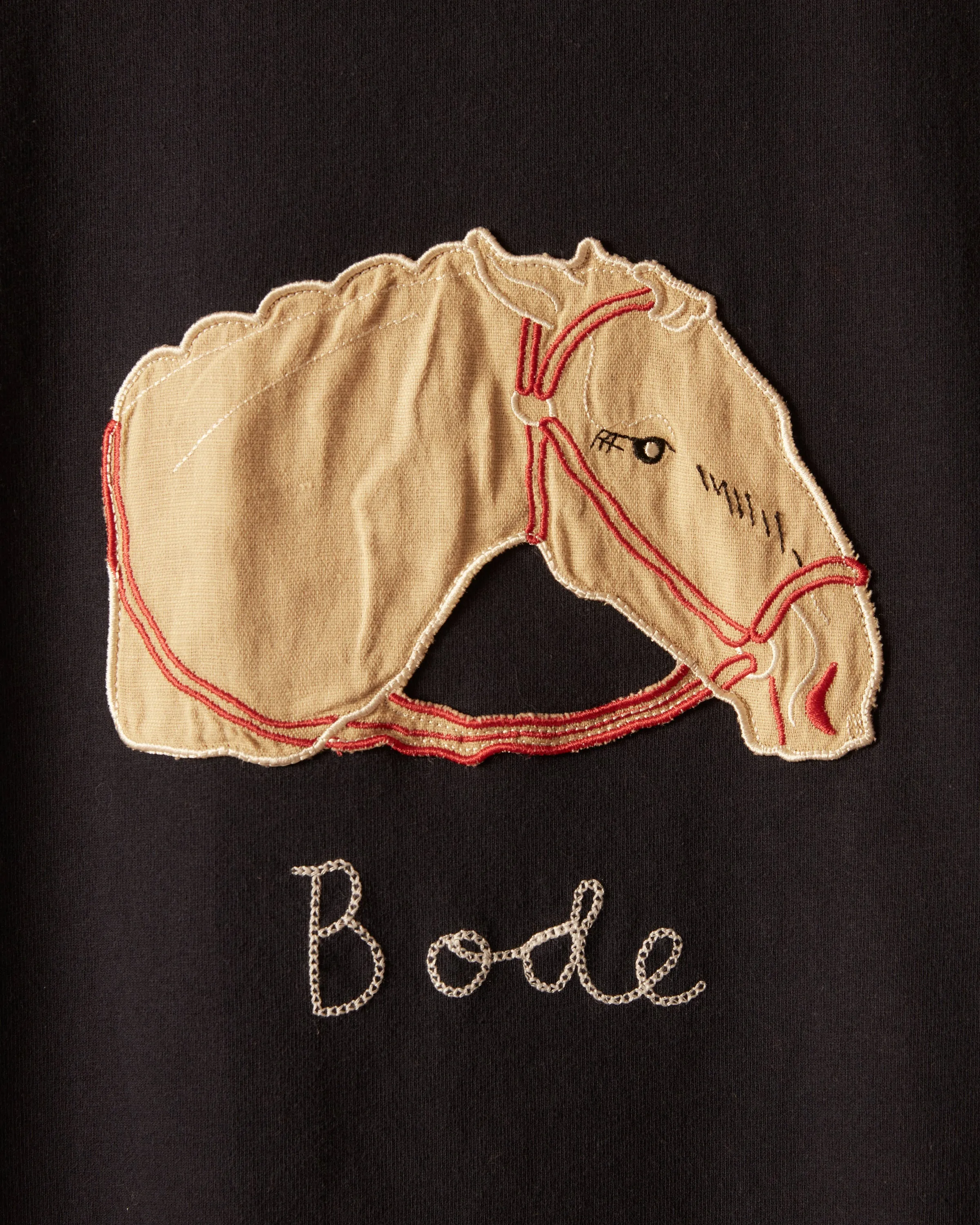 Pony Appliqué Tee - Midnight sold by BODE product image thumbnail 3