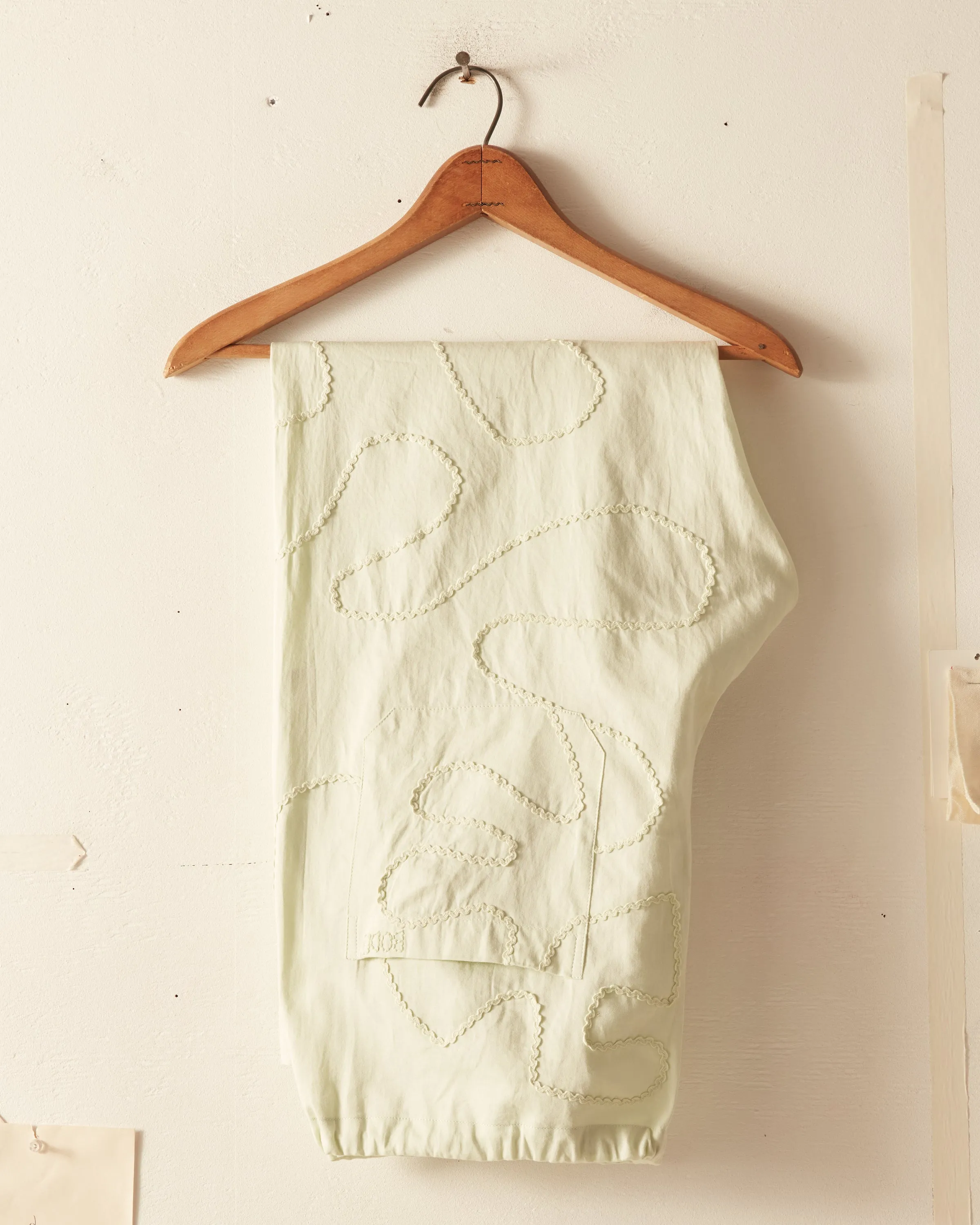 Rickrack Pajama Pants - Green sold by BODE product image thumbnail 2