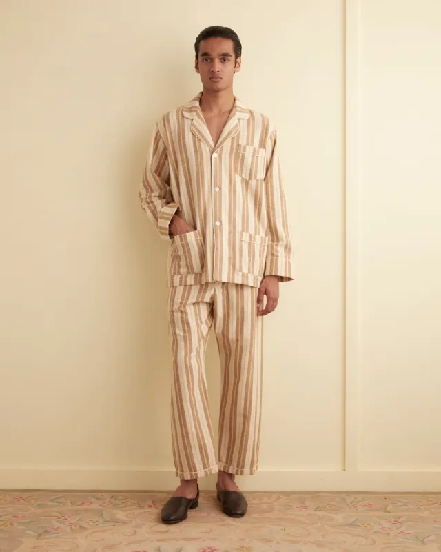 Blonde Stripe Overshirt sold by BODE