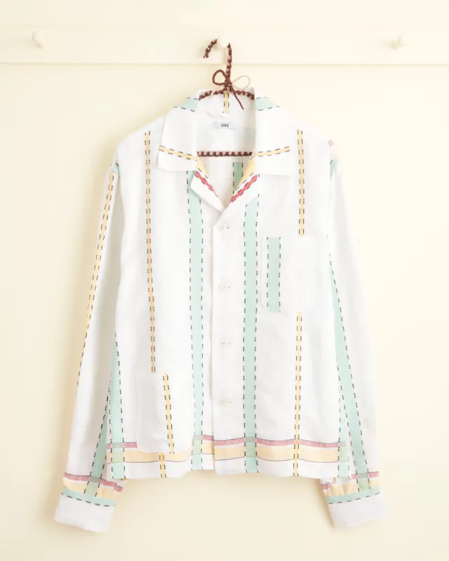 Montego Track Stripe Shirt - S/M sold by BODE