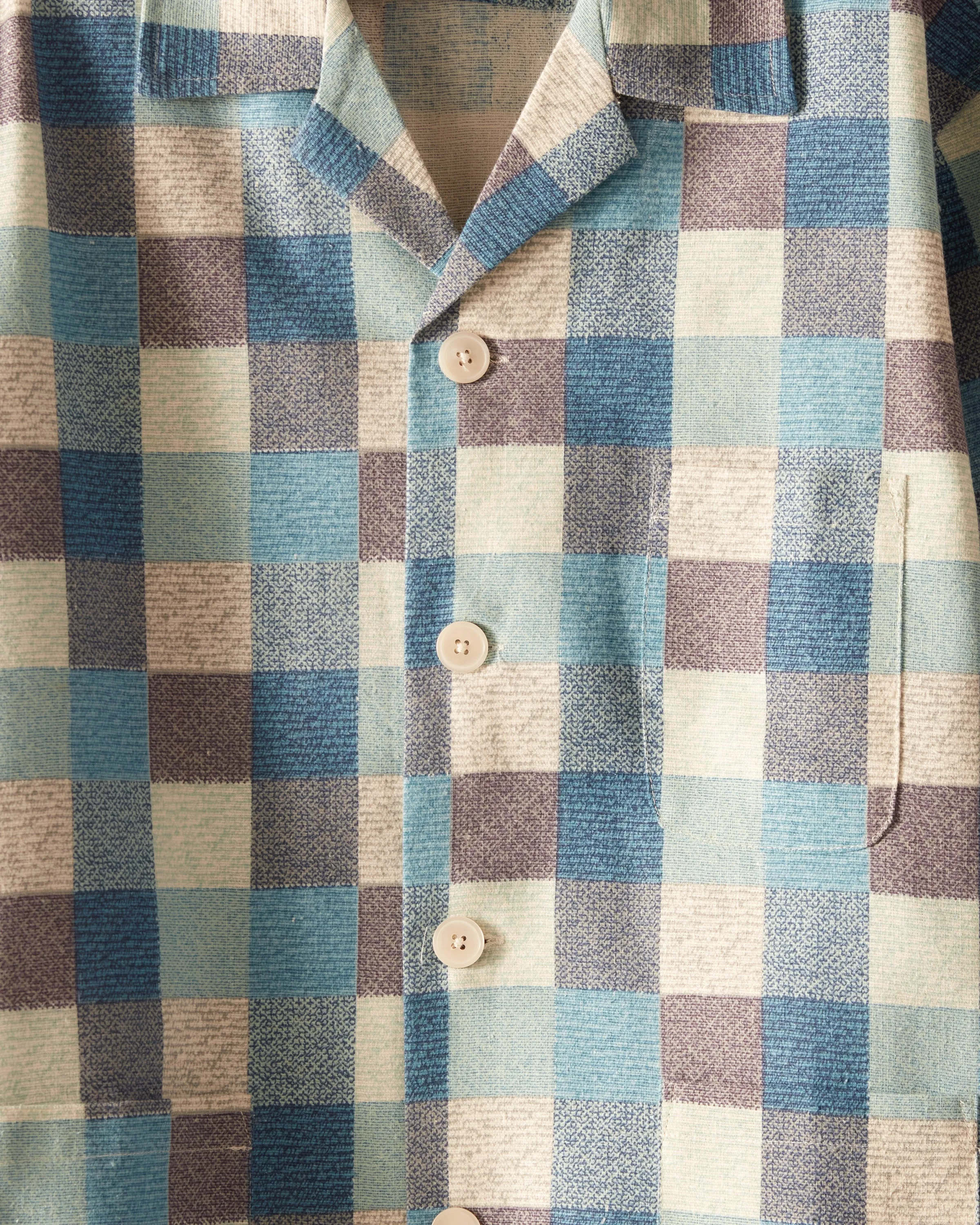 Ocean Check Short Sleeve Shirt sold by BODE product image thumbnail 2