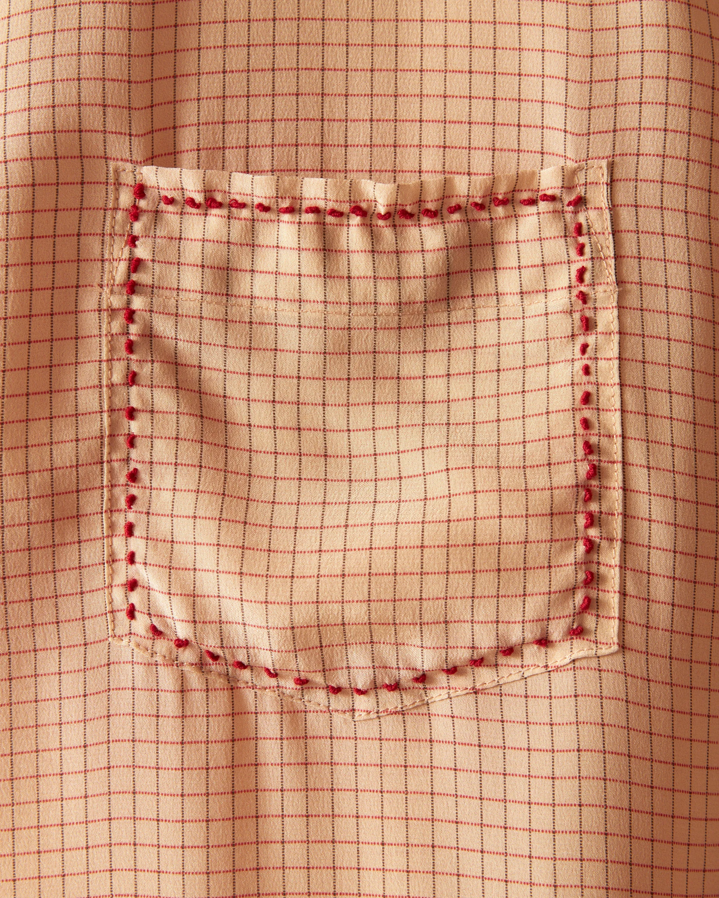 Knot Grid Short Sleeve Shirt sold by BODE product image thumbnail 3