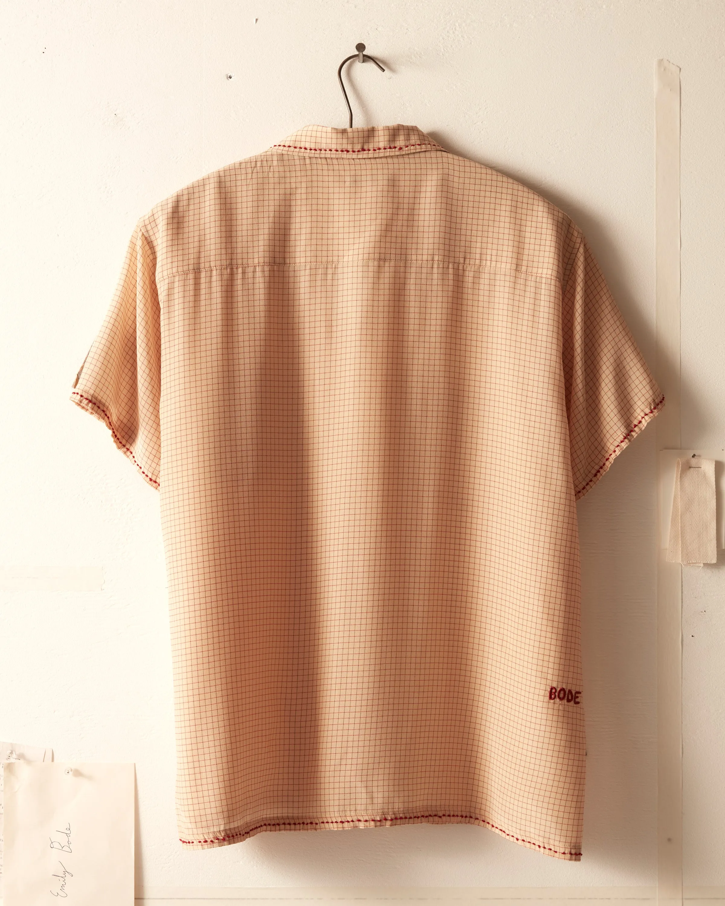 Knot Grid Short Sleeve Shirt sold by BODE product image thumbnail 5