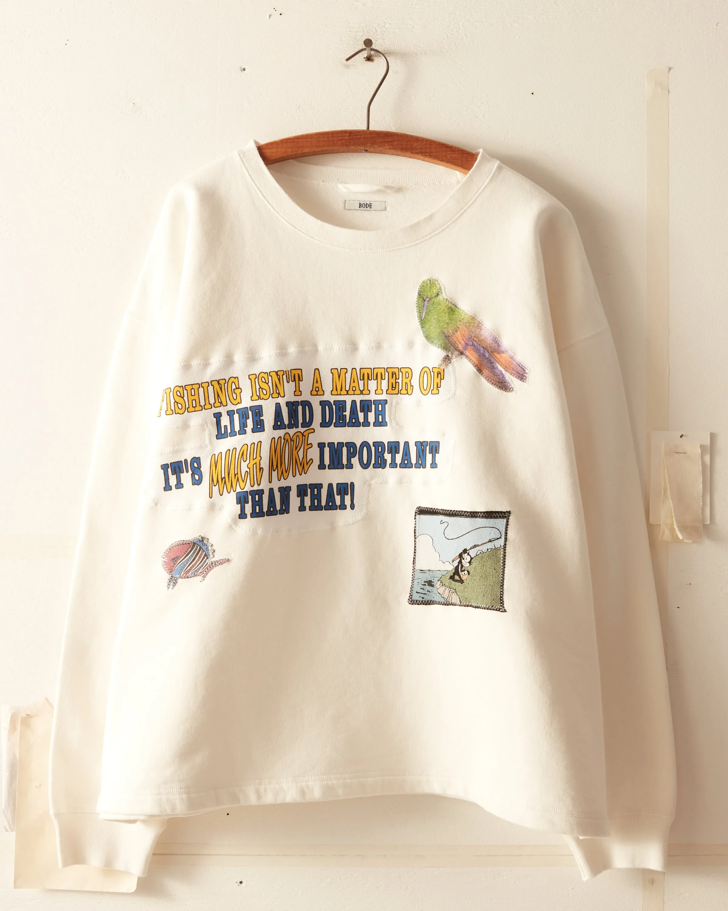 Fisherman Tommy Sweatshirt - XXL sold by BODE