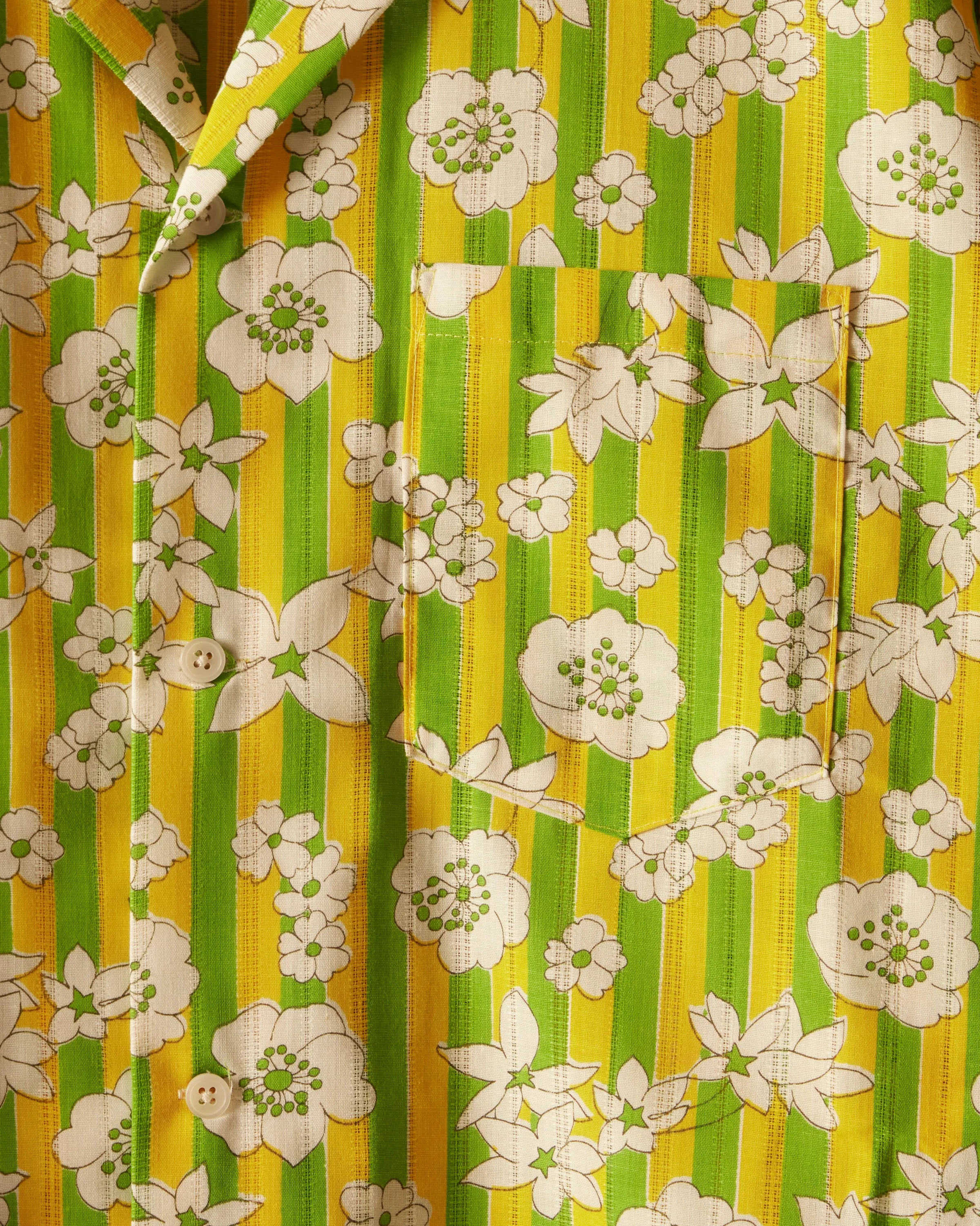 Peaking Floral Stripe Shirt - M/L sold by BODE product image thumbnail 2