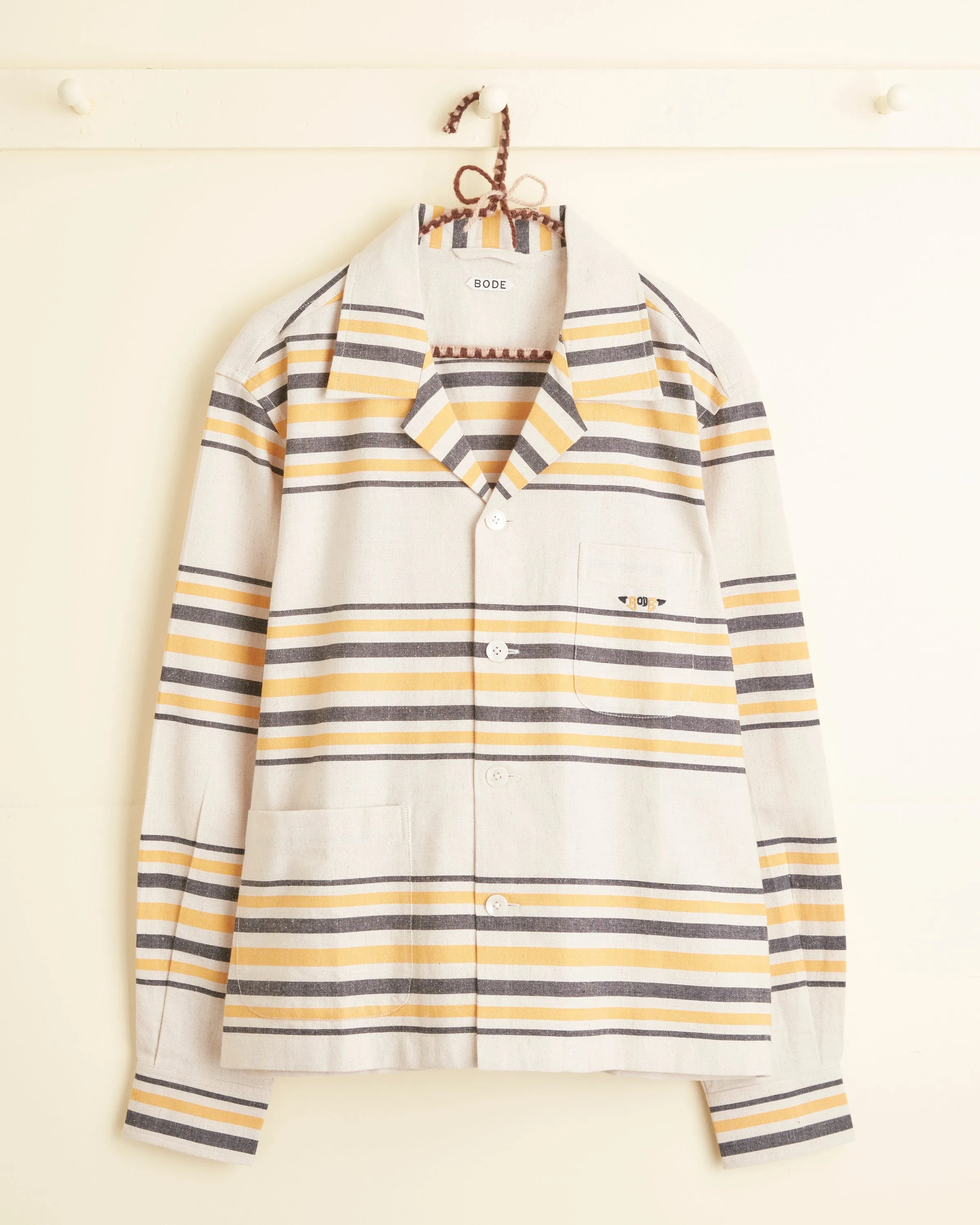 Namesake Stripe Long Sleeve Shirt sold by BODE product image thumbnail 4