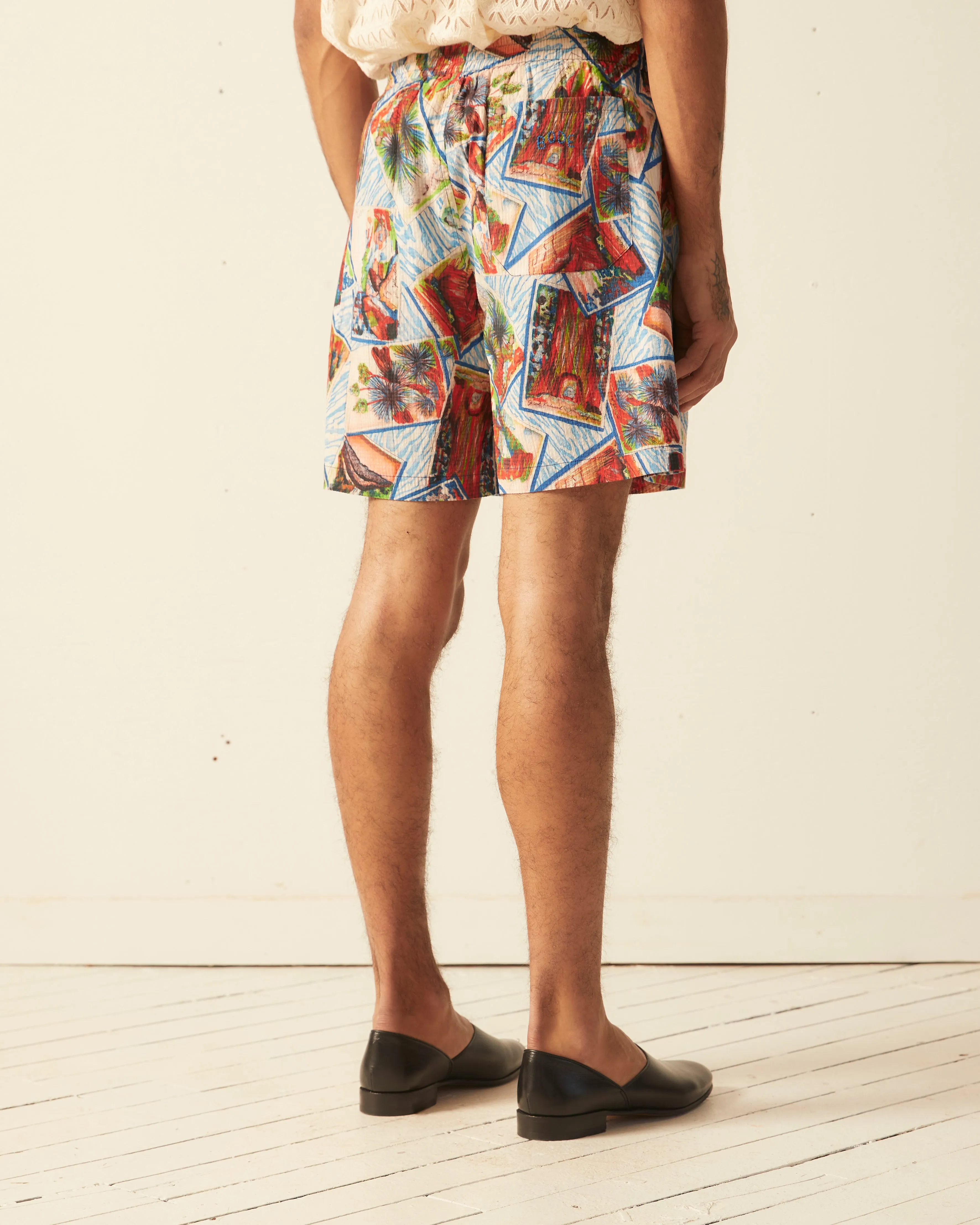 Seersucker Postcard Shorts sold by BODE product image thumbnail 4