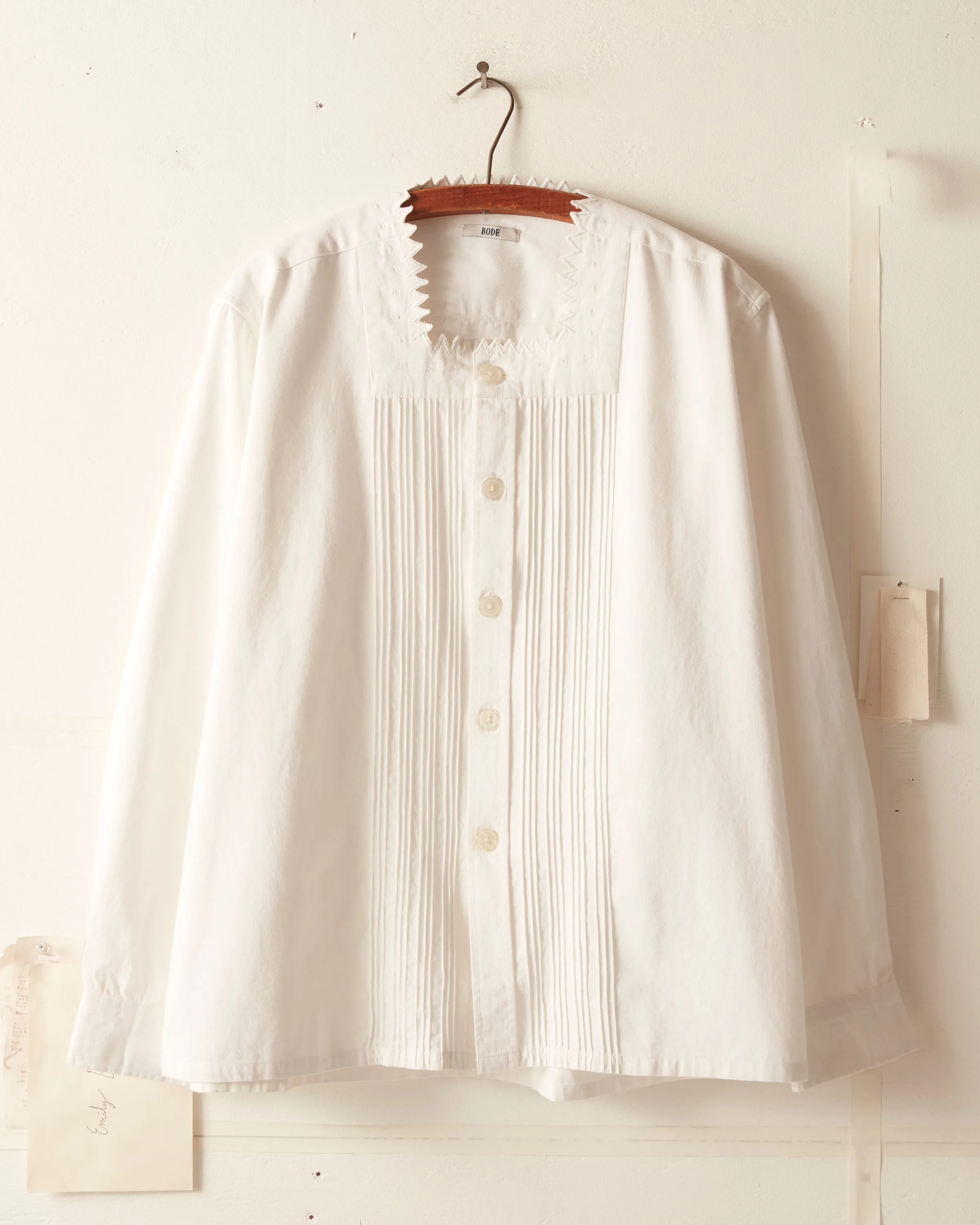 Zig-Zag Square Neck Shirt sold by BODE product image thumbnail 2