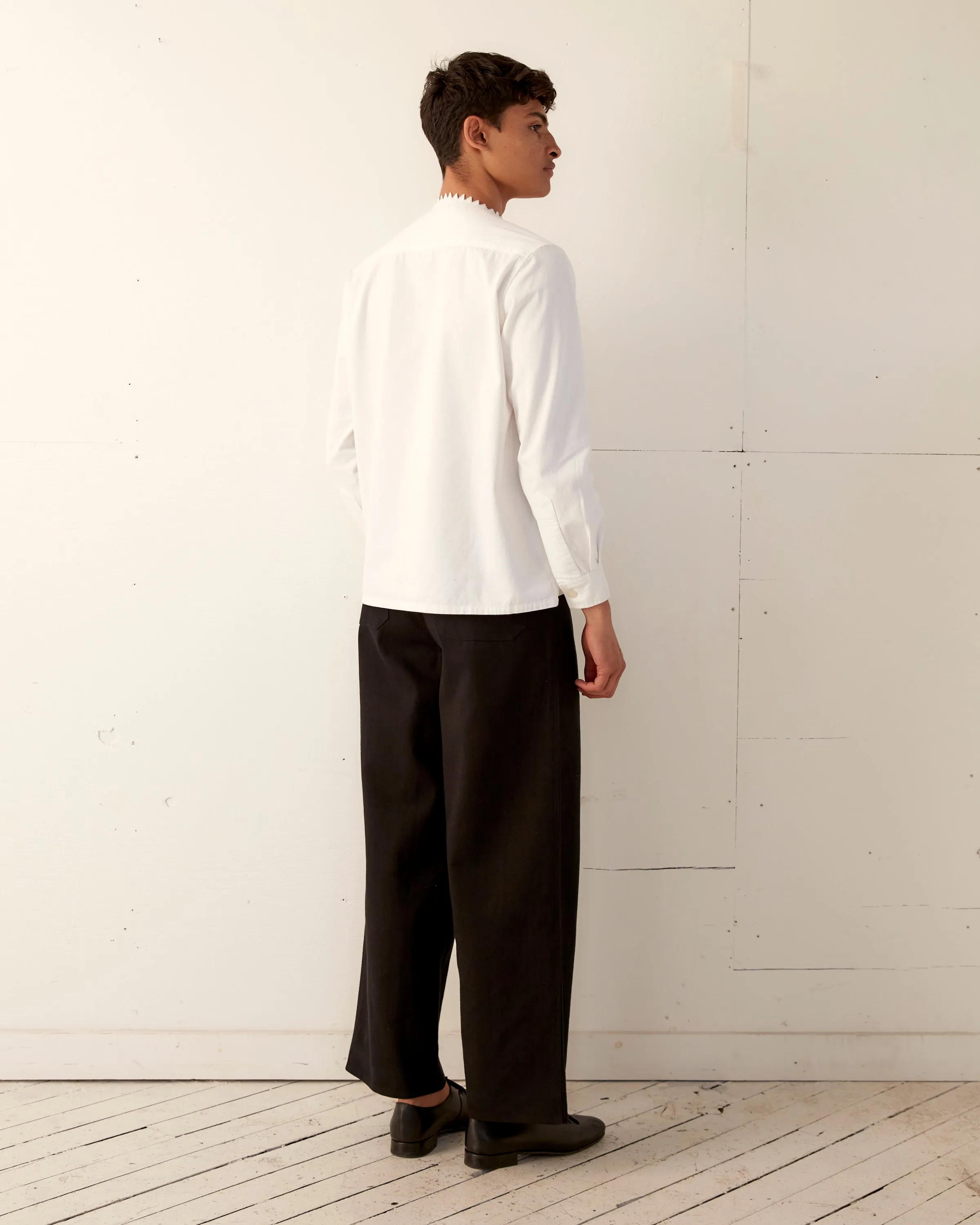 Zig-Zag Square Neck Shirt sold by BODE product image thumbnail 4