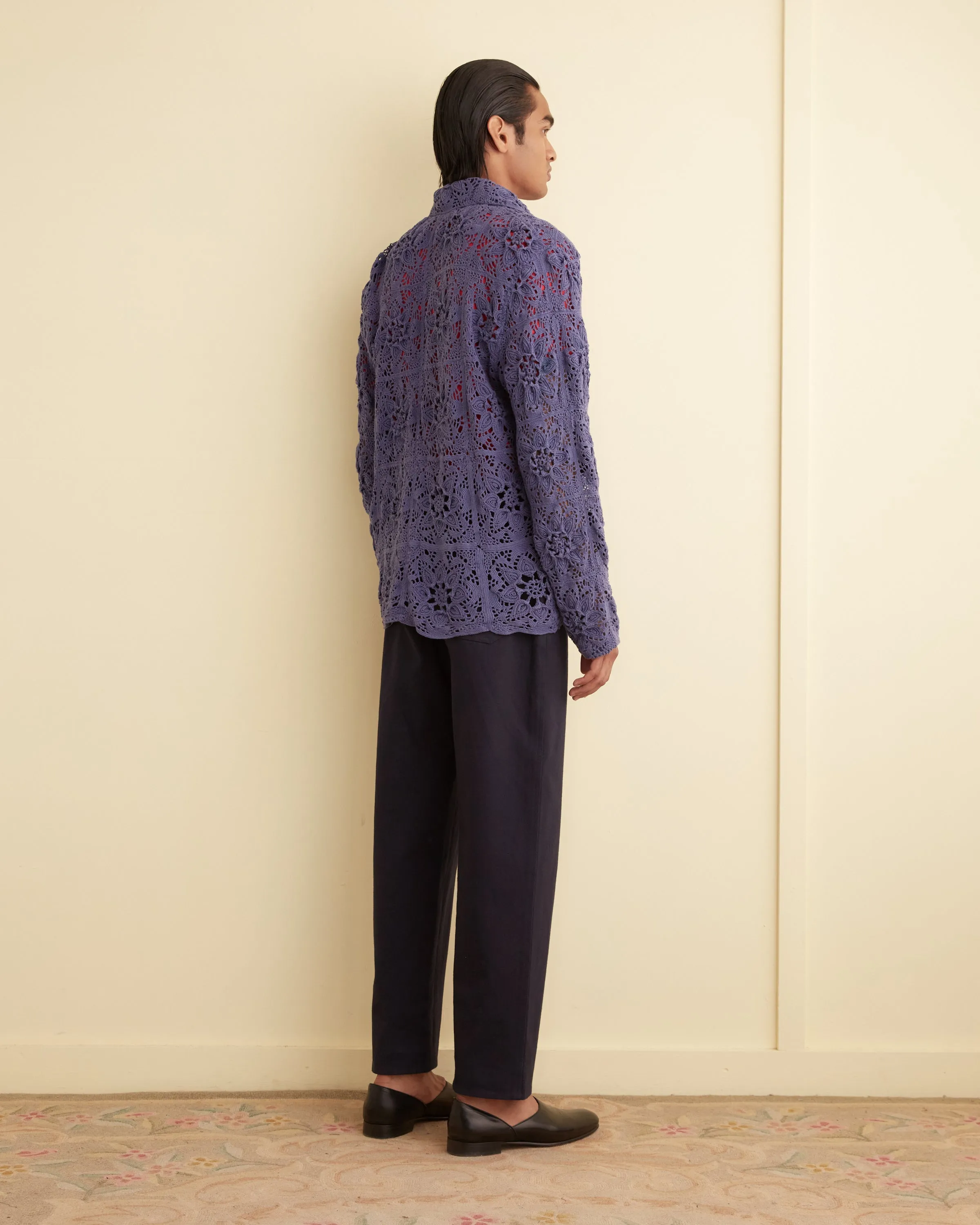 Clematis Bloom Long Sleeve Shirt - S/M sold by BODE product image thumbnail 3