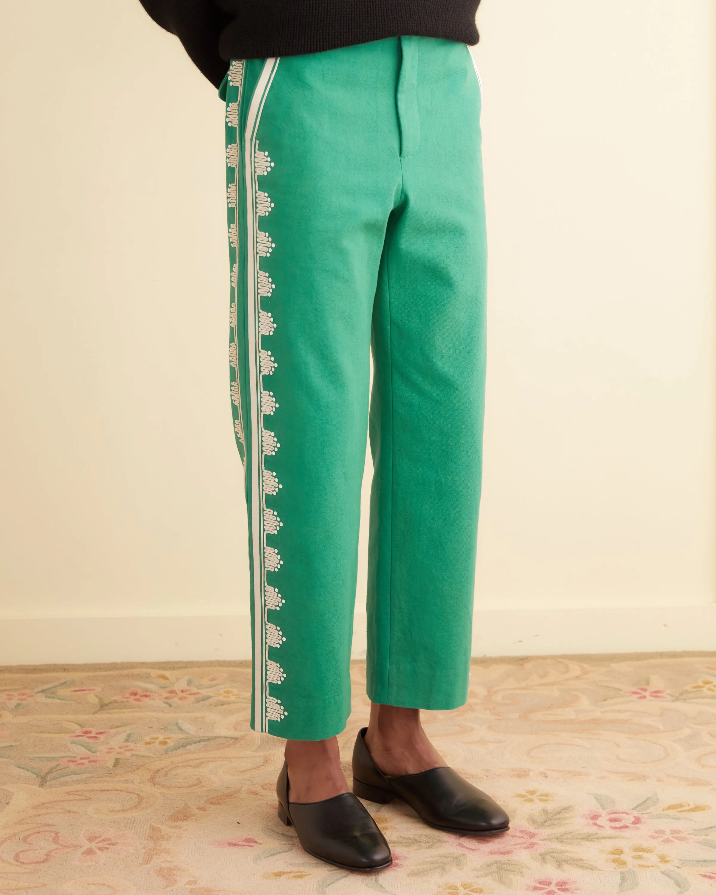 Ripple Appliqué Trousers sold by BODE product image thumbnail 2