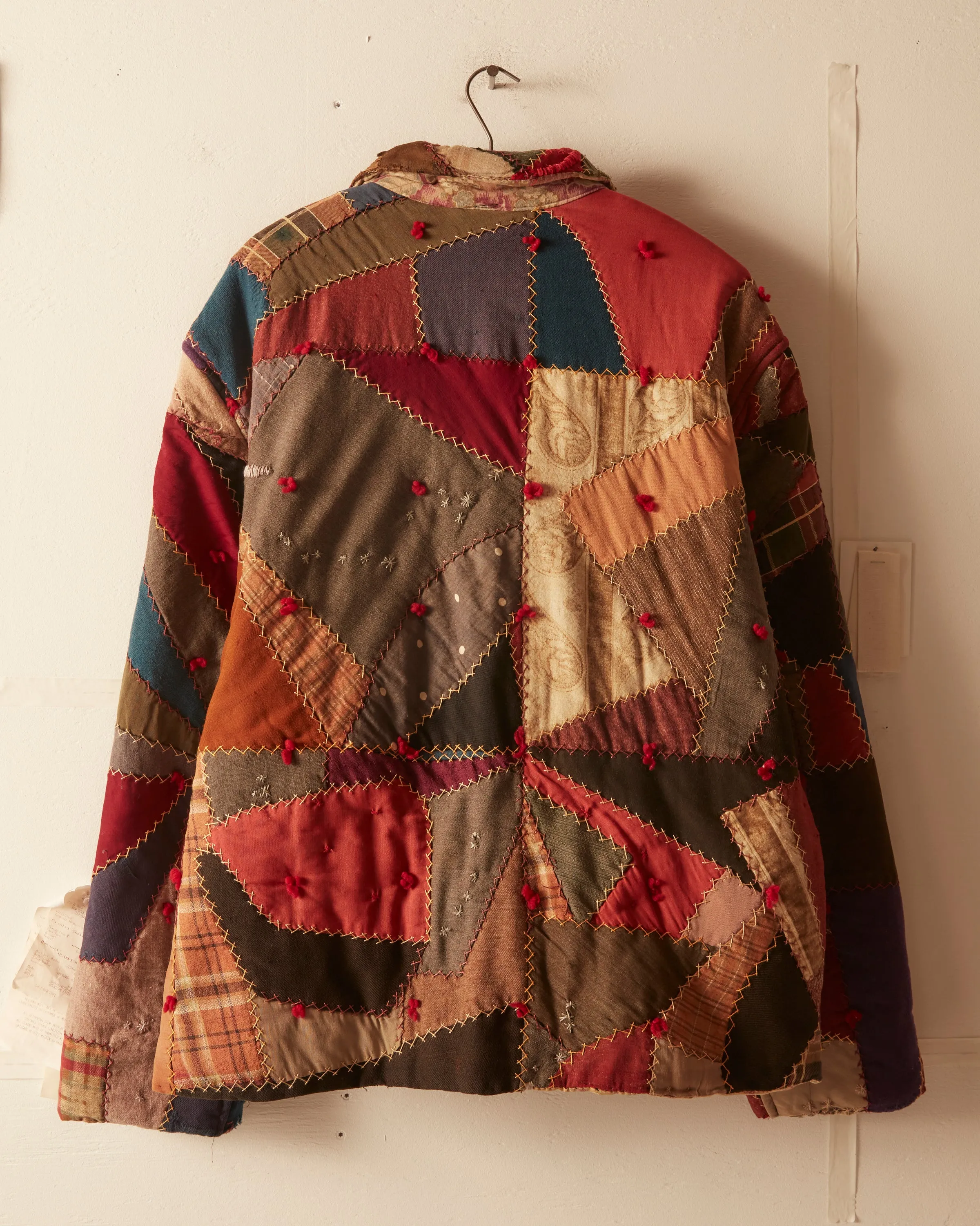 Fall Leaf Crazy Quilt Jacket - XL/XXL sold by BODE product image thumbnail 3