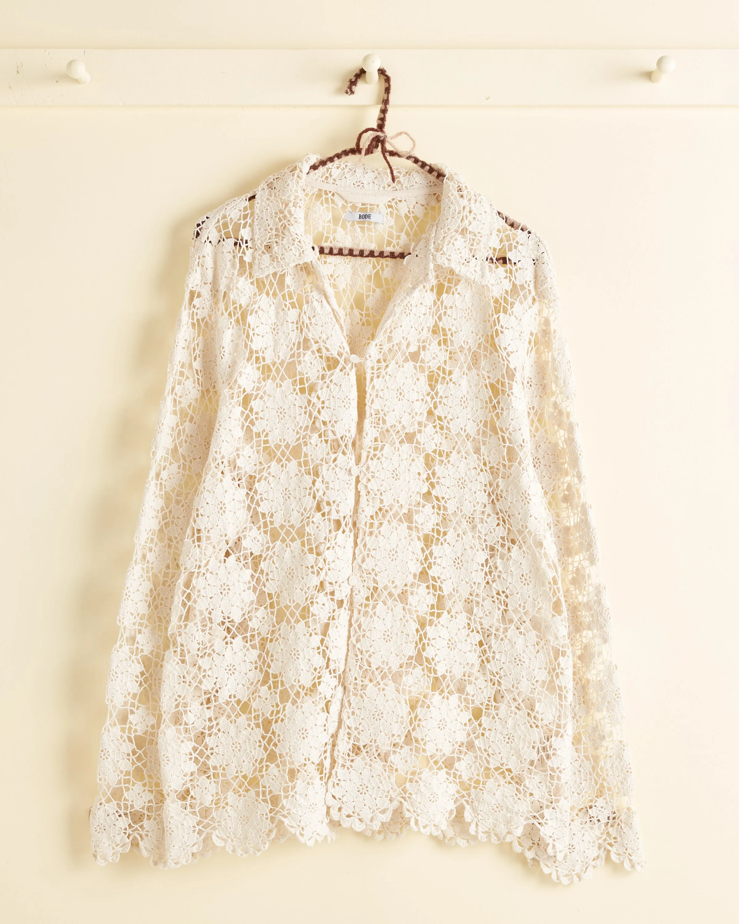 Zinnia Petal Long Sleeve Shirt - M/L sold by BODE