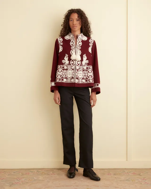 Estate Jacket - Burgundy sold by BODE