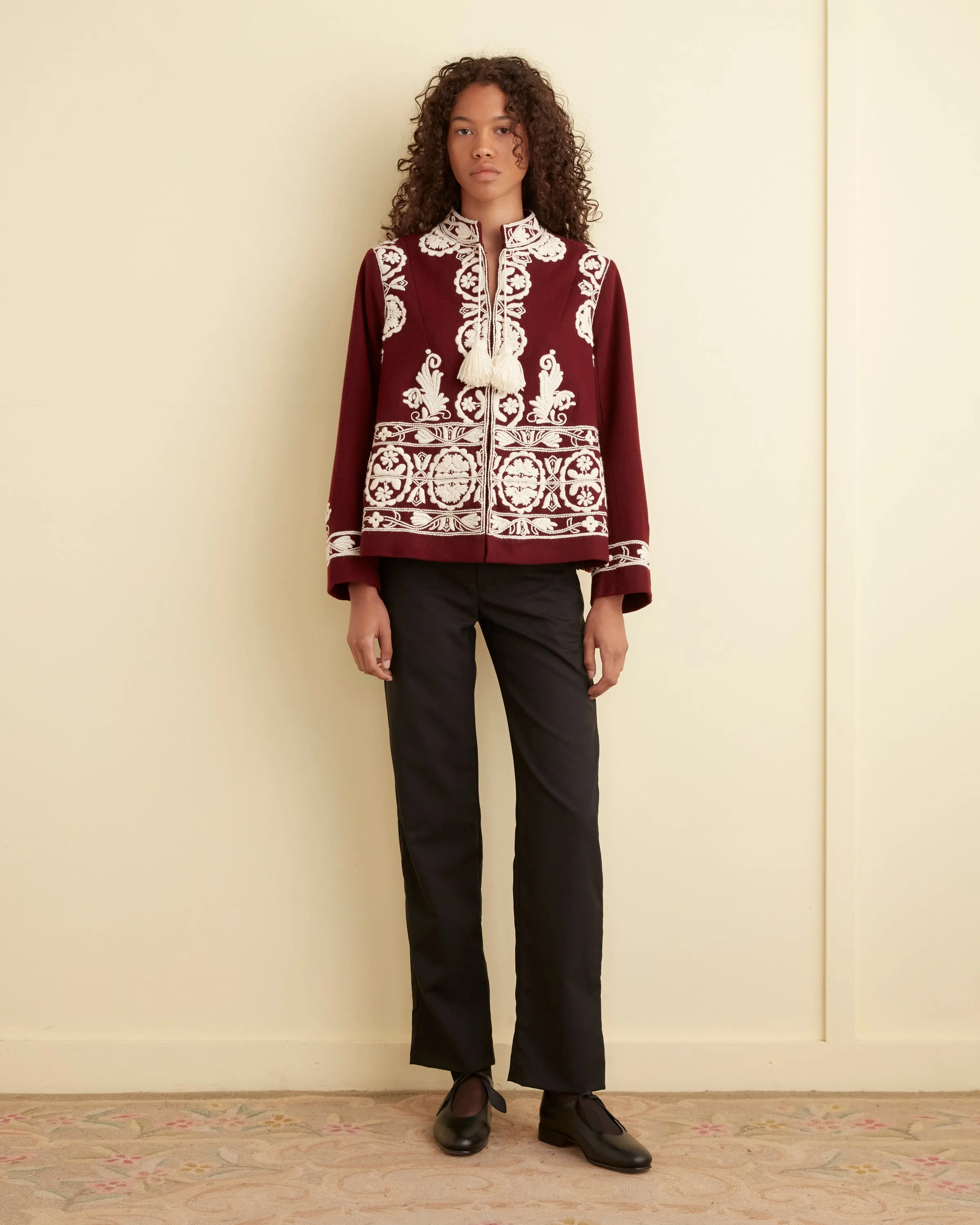 Estate Jacket - Burgundy sold by BODE