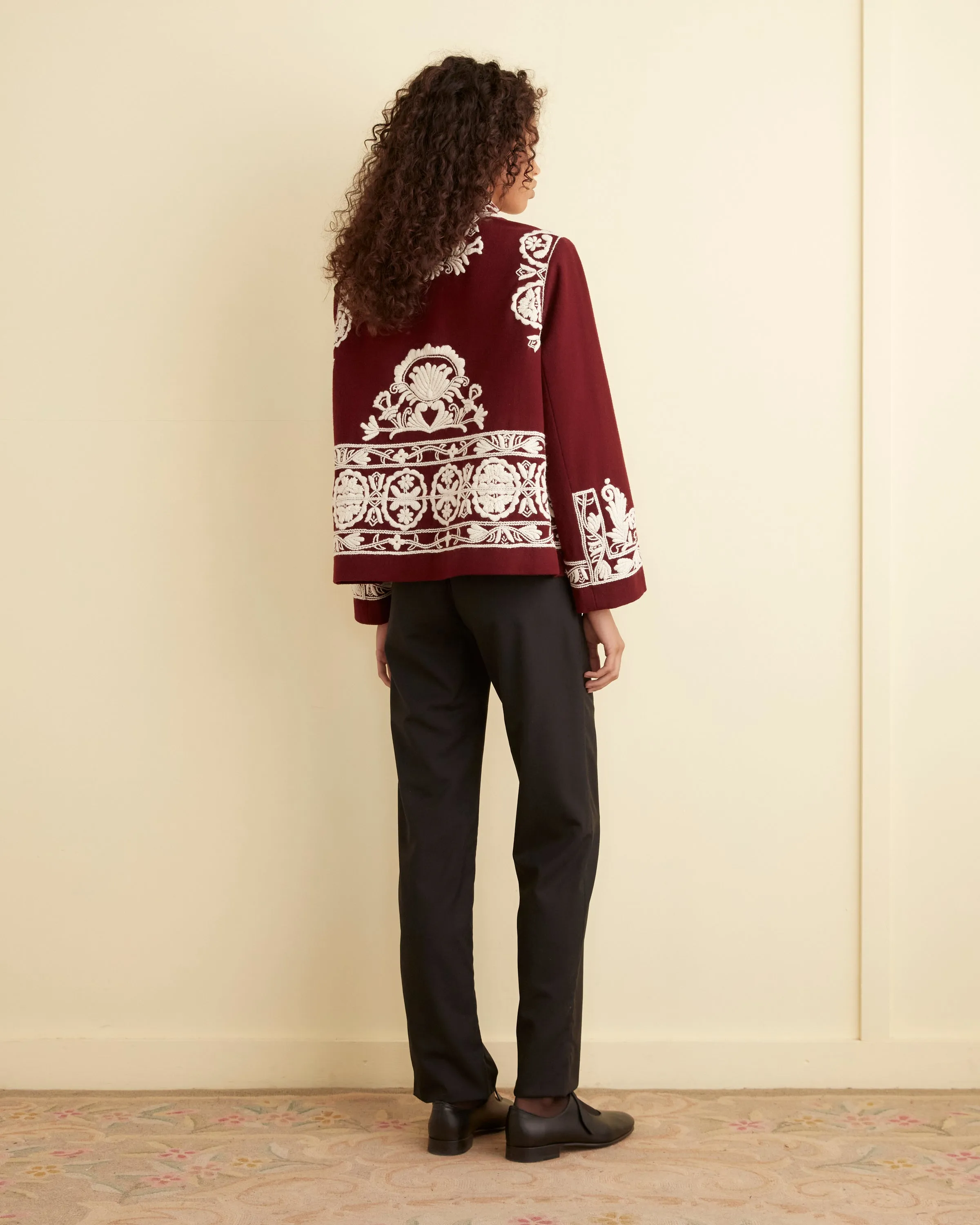 Estate Jacket - Burgundy sold by BODE product image thumbnail 3