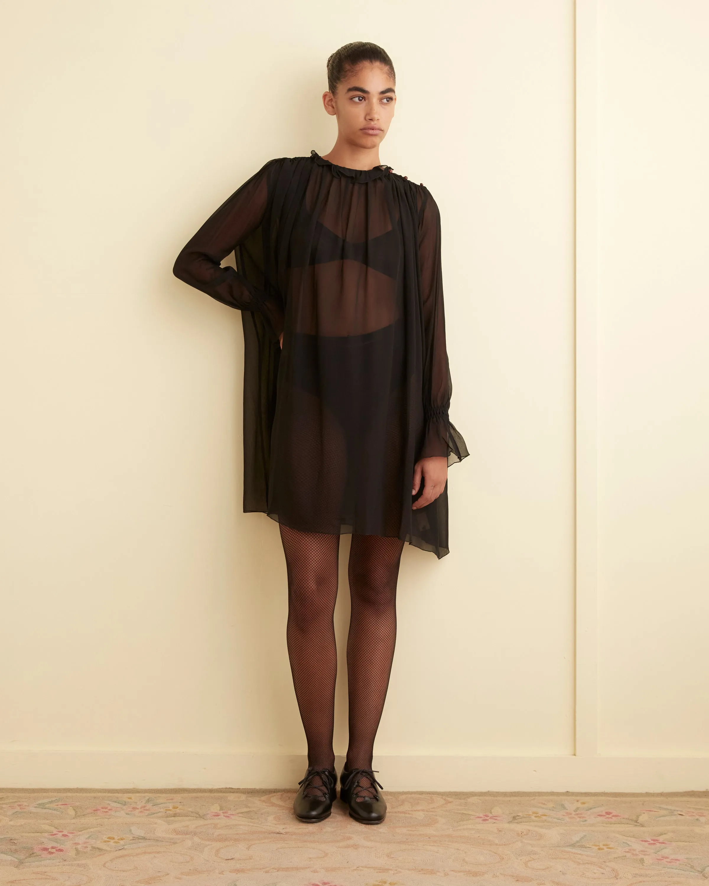 Connie Dress - Black sold by BODE