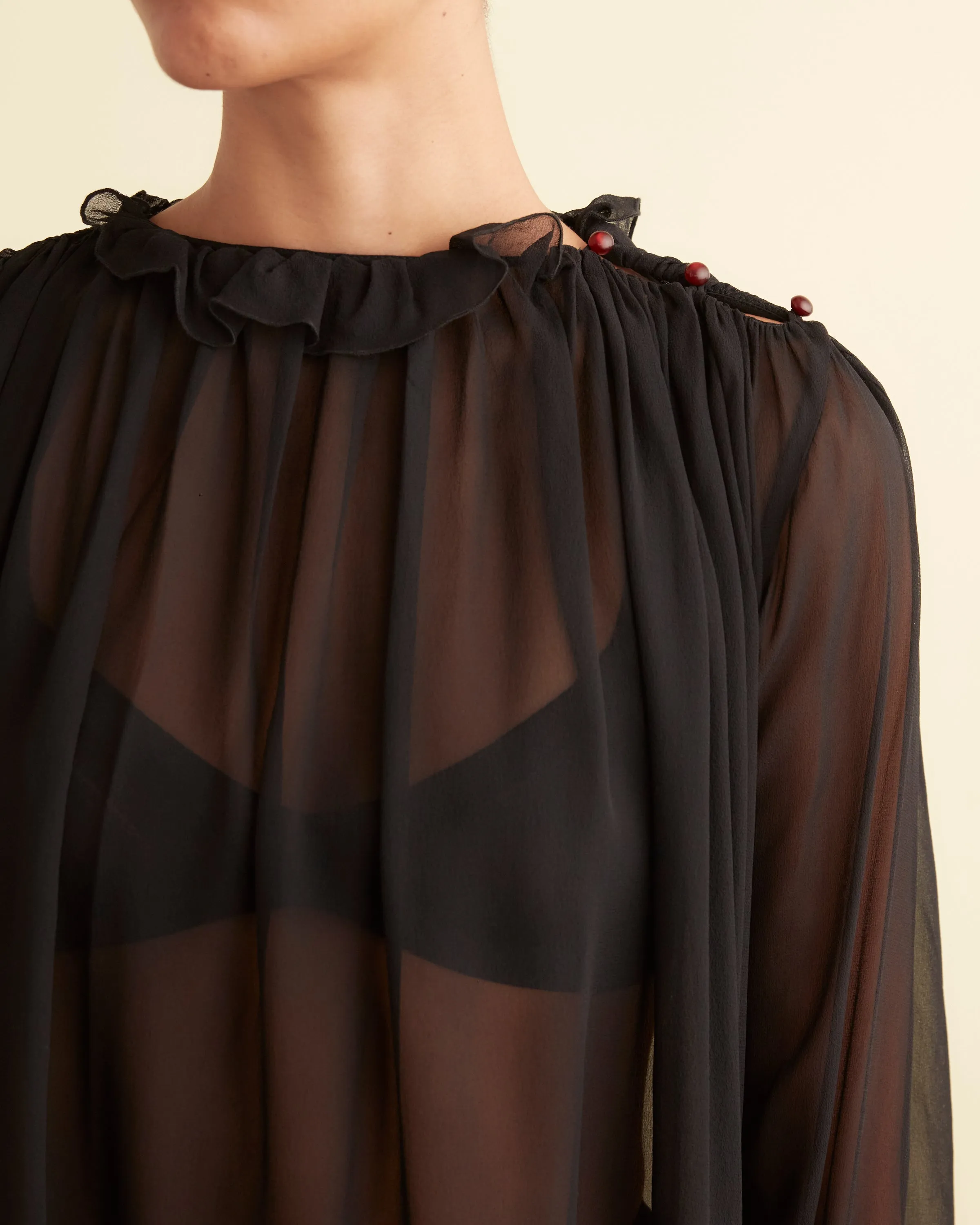 Connie Dress - Black sold by BODE product image thumbnail 2