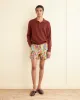 New England Mosaic Shorts sold by BODE