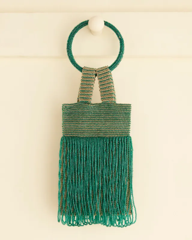 Bracelet Evening Bag - Blue/Green sold by BODE