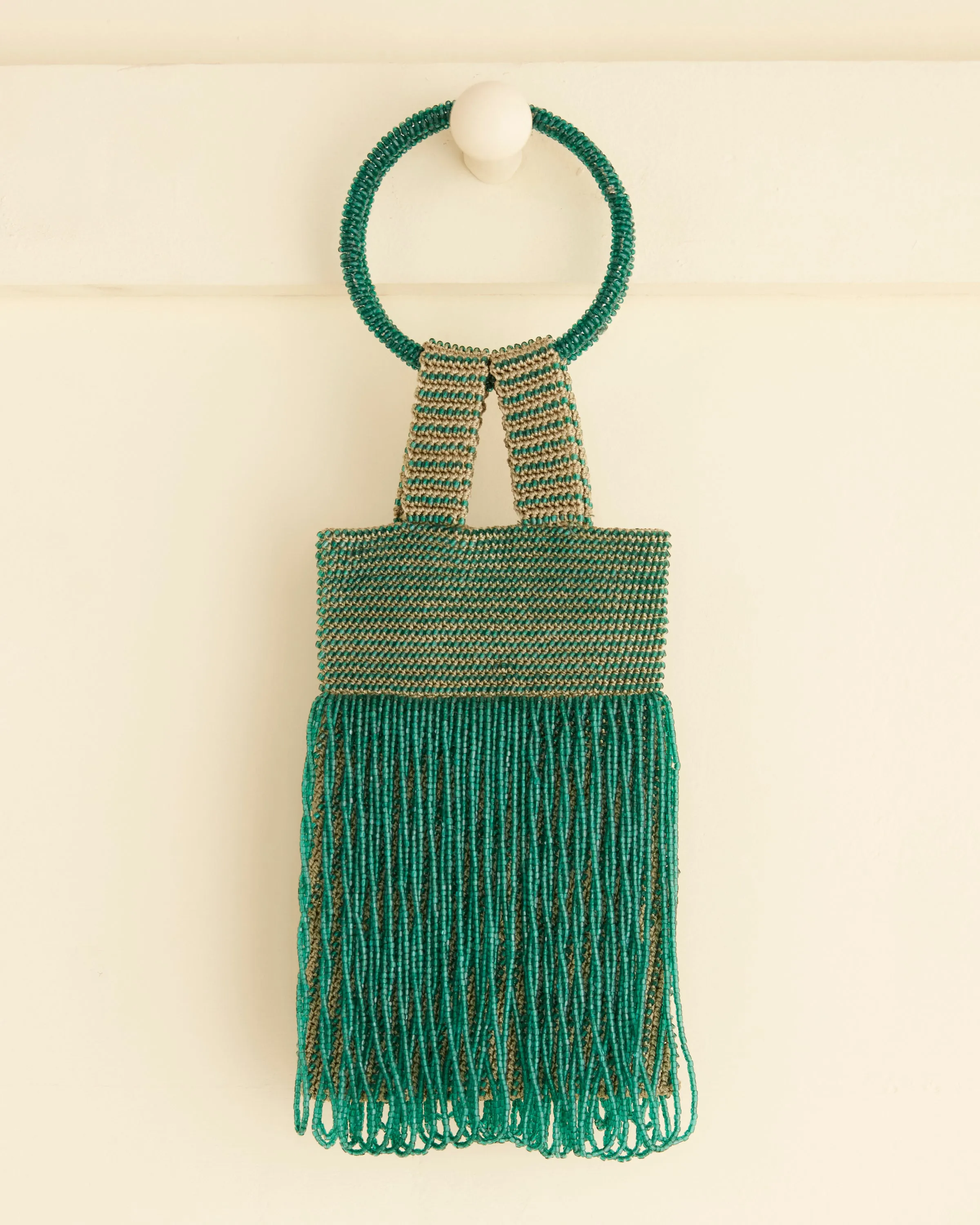 Bracelet Evening Bag - Blue/Green sold by BODE