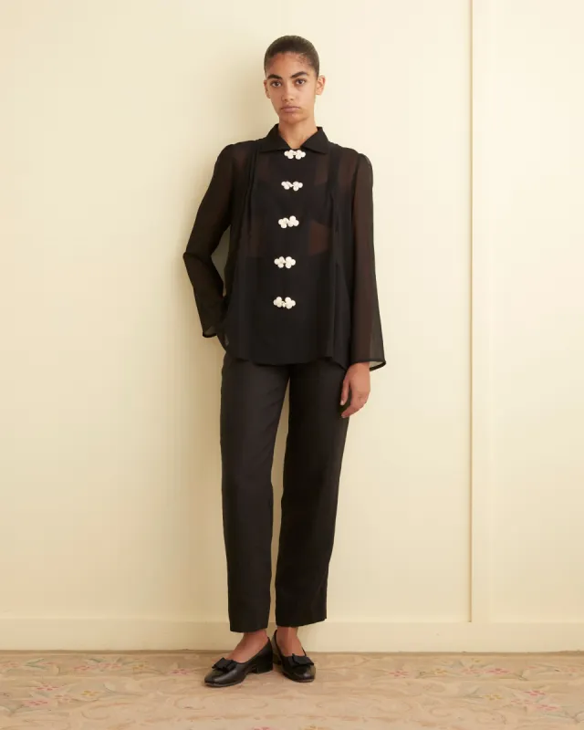 Sheer Jonas Shirt sold by BODE