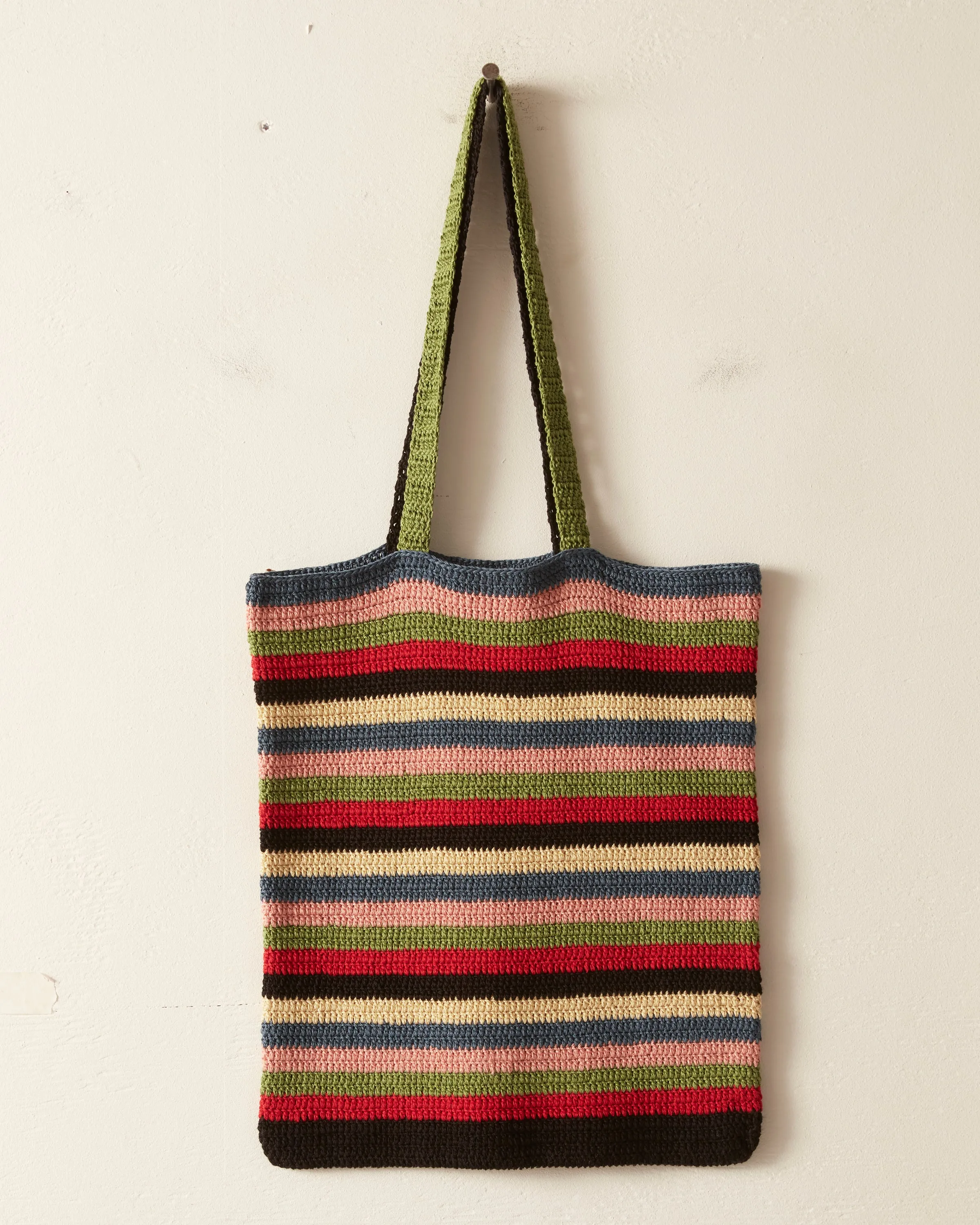 Village Stripe Tote sold by BODE product image thumbnail 3