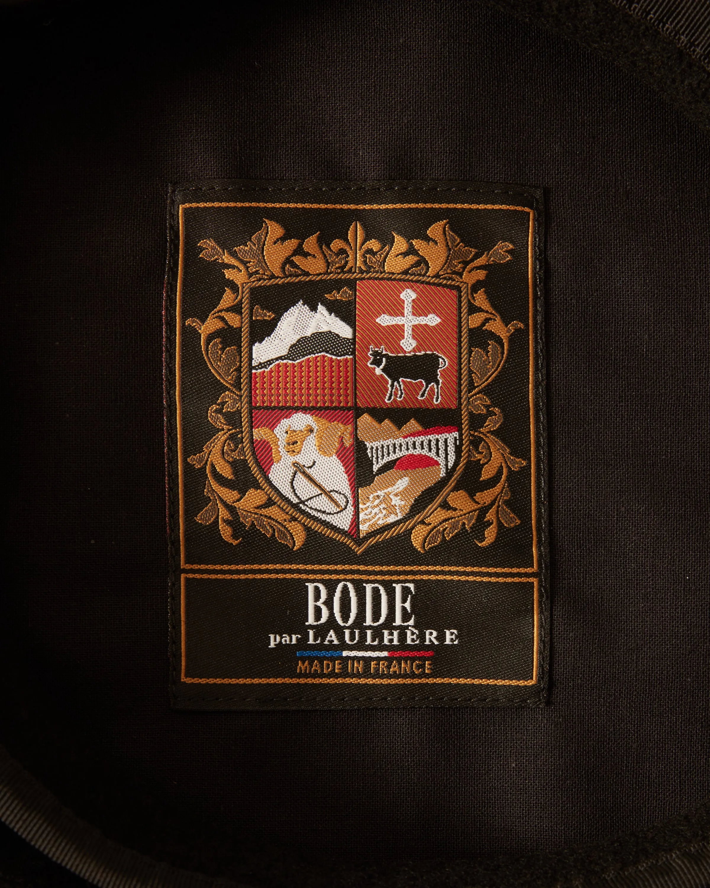 Twisted Piping Beret - Black sold by BODE product image thumbnail 3