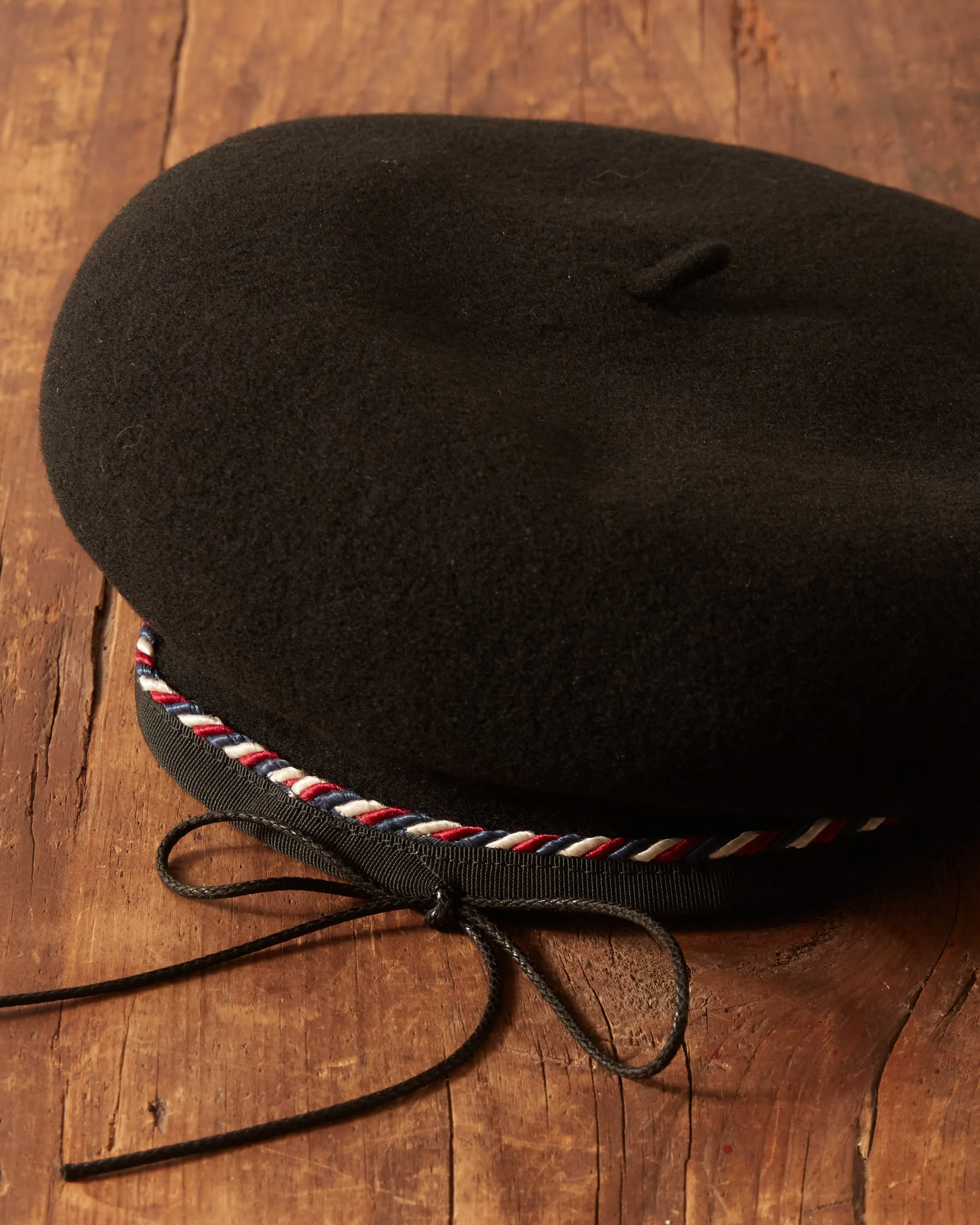 Twisted Piping Beret - Black sold by BODE product image thumbnail 2