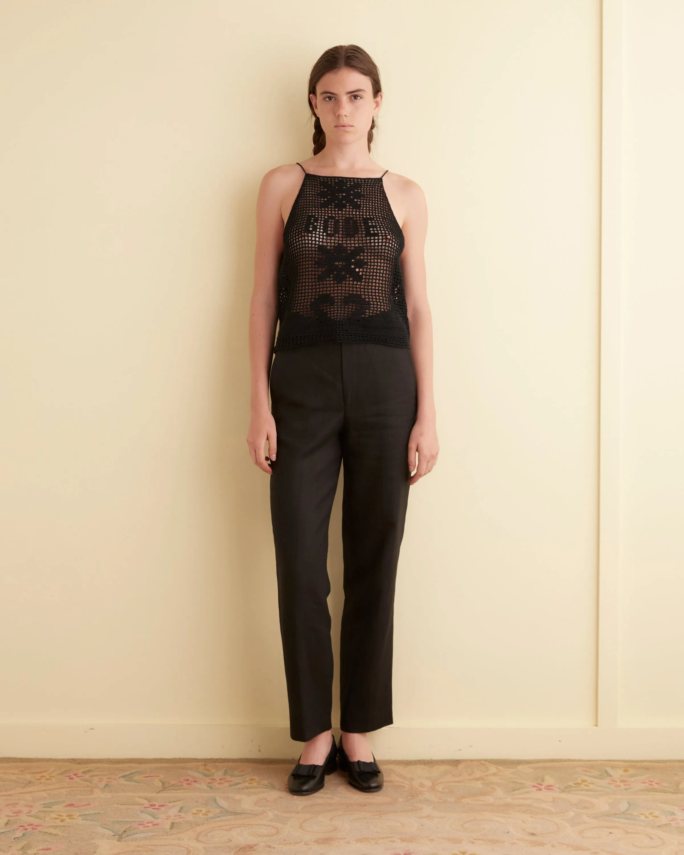 Mansfield Tank - Black sold by BODE