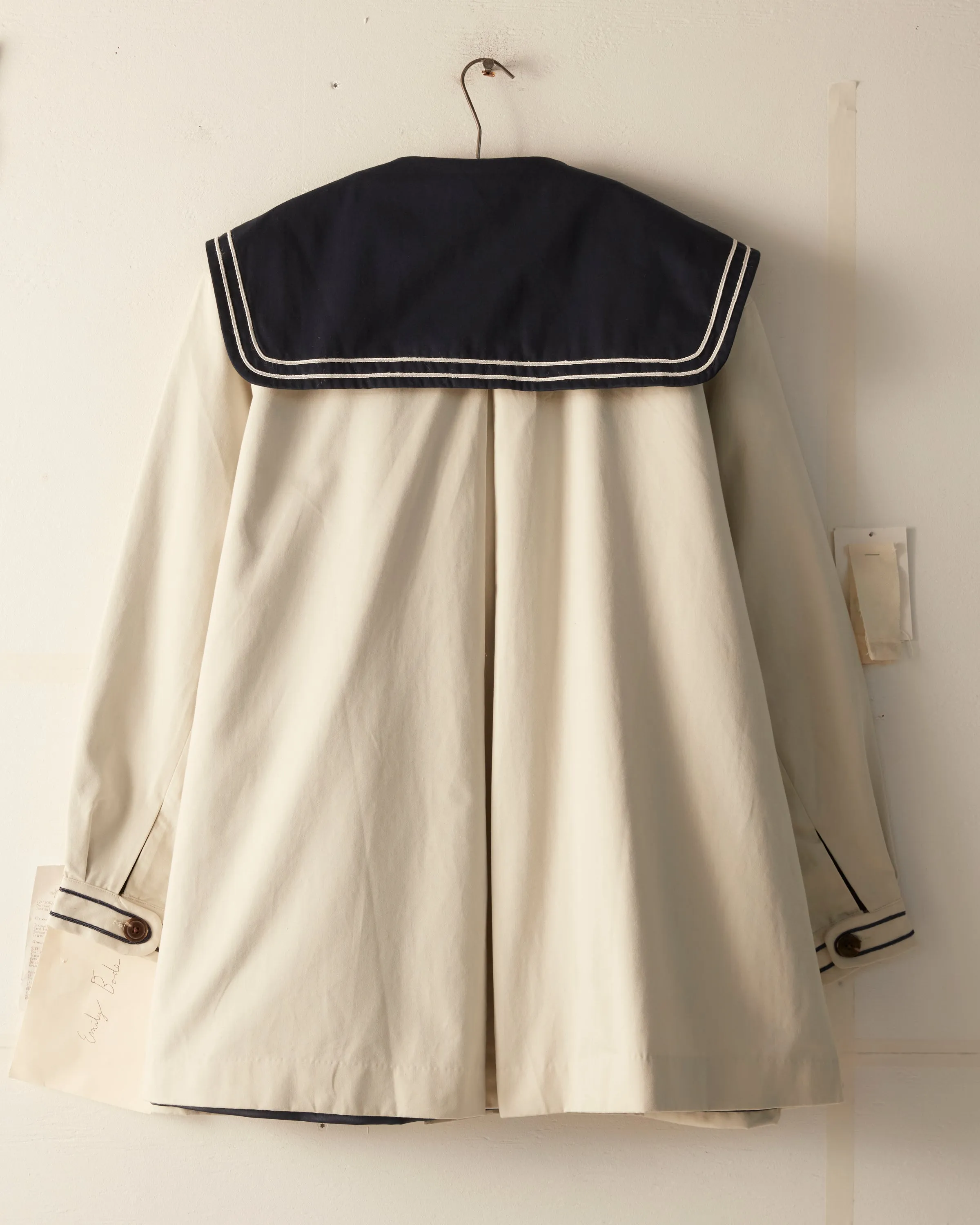 Sailor Coat - Cream Navy sold by BODE product image thumbnail 5