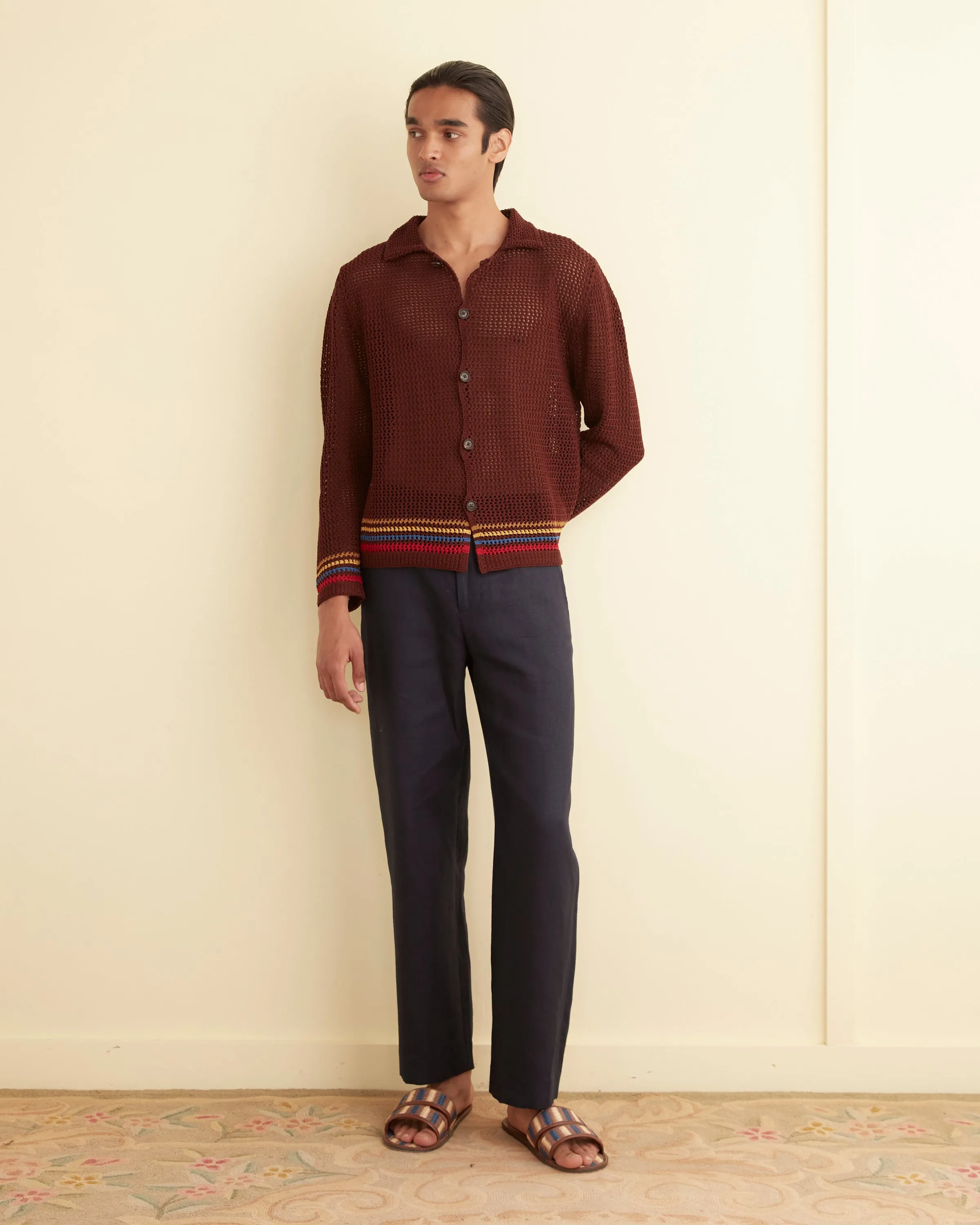 Bayberry Multi Overshirt sold by BODE