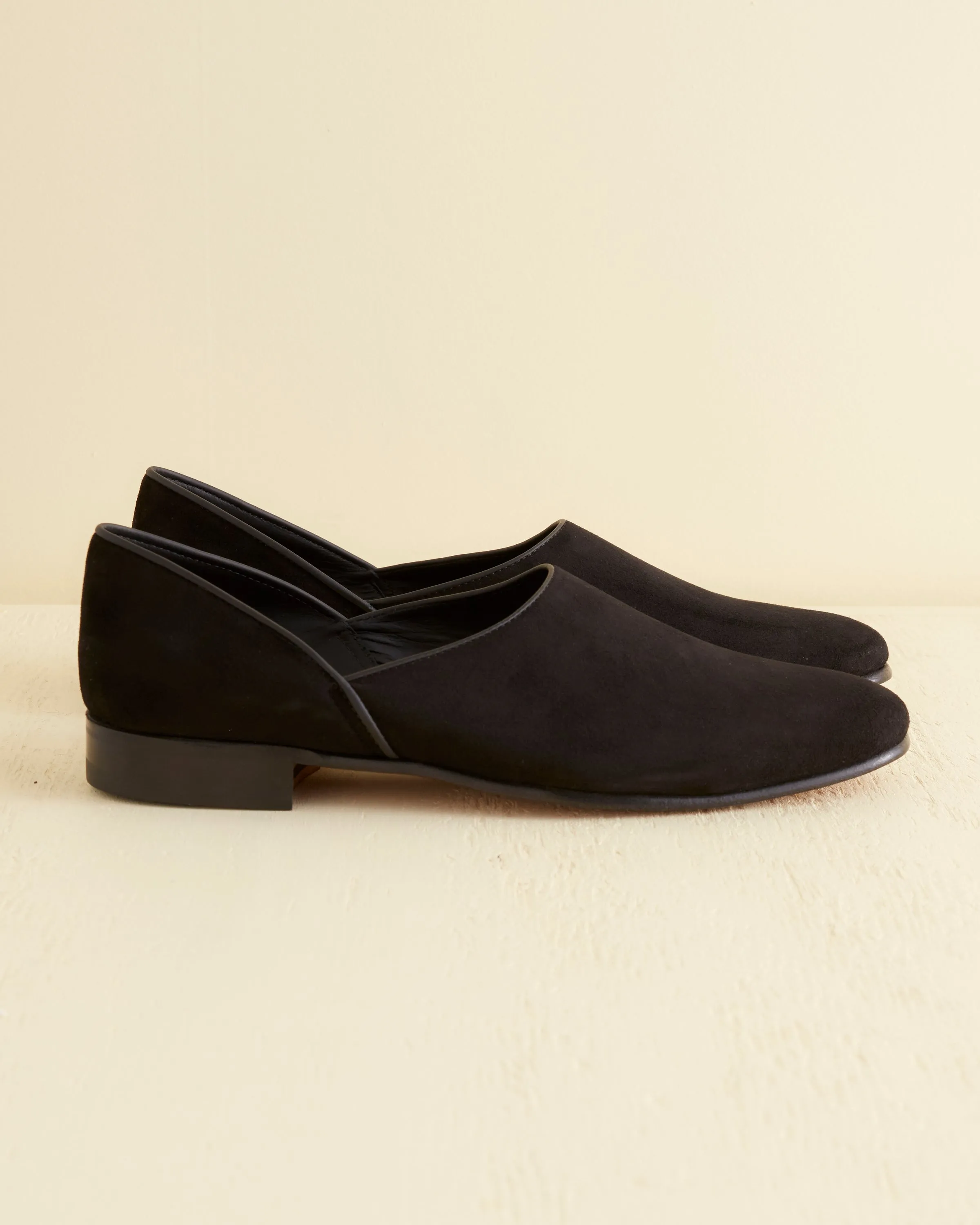 Suede House Shoes - Black sold by BODE product image thumbnail 4