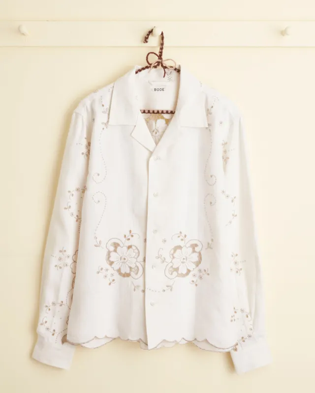 Pollination Trail Long Sleeve Shirt - M sold by BODE