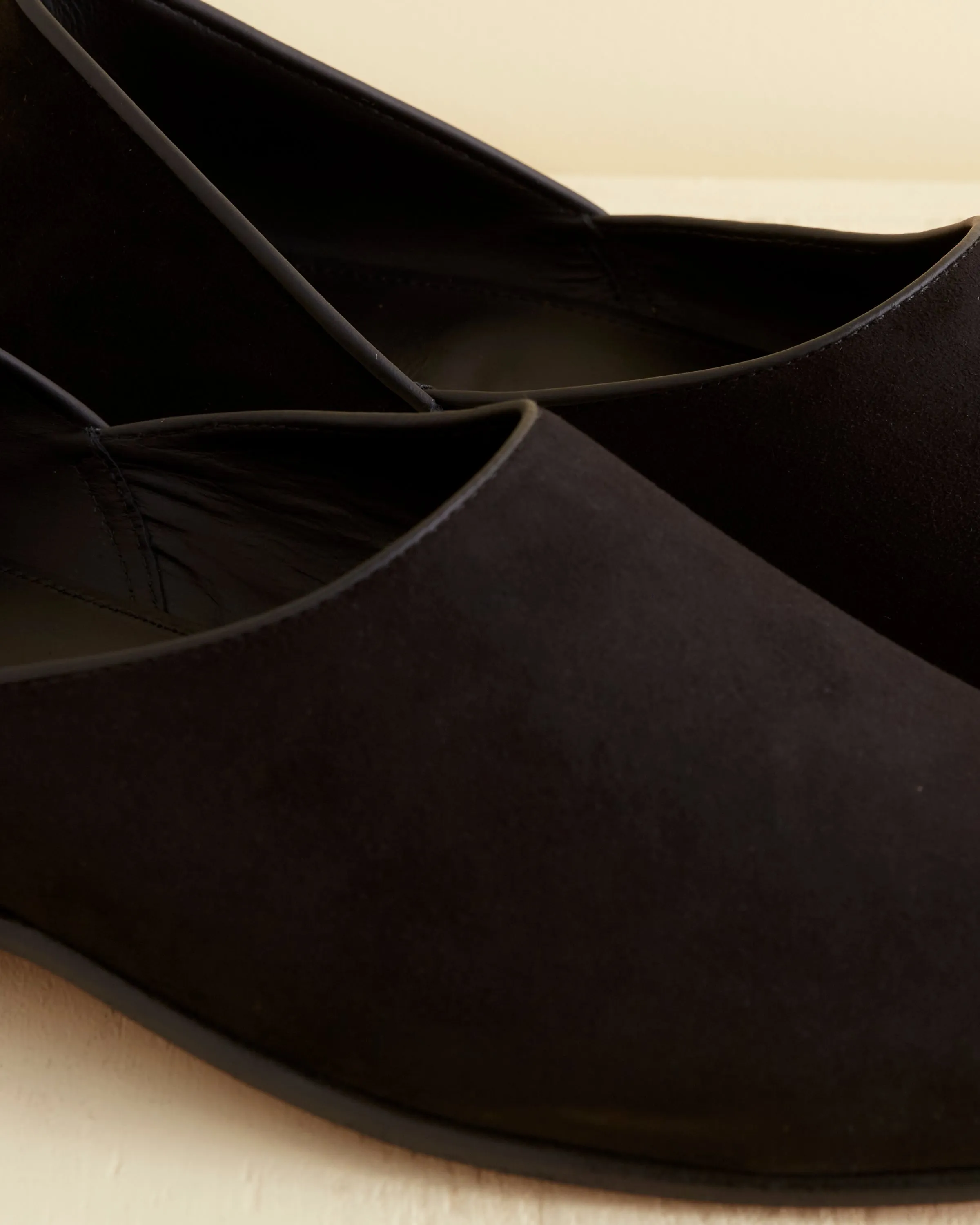 Suede House Shoes - Black sold by BODE product image thumbnail 2