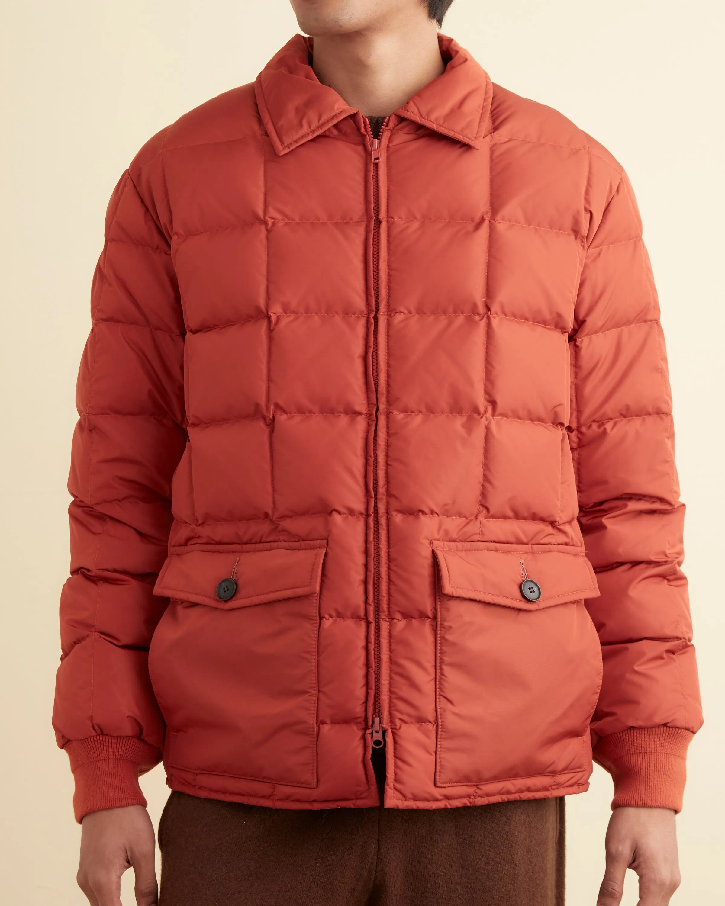 Seattle Puffer Jacket - Brick sold by BODE product image thumbnail 3