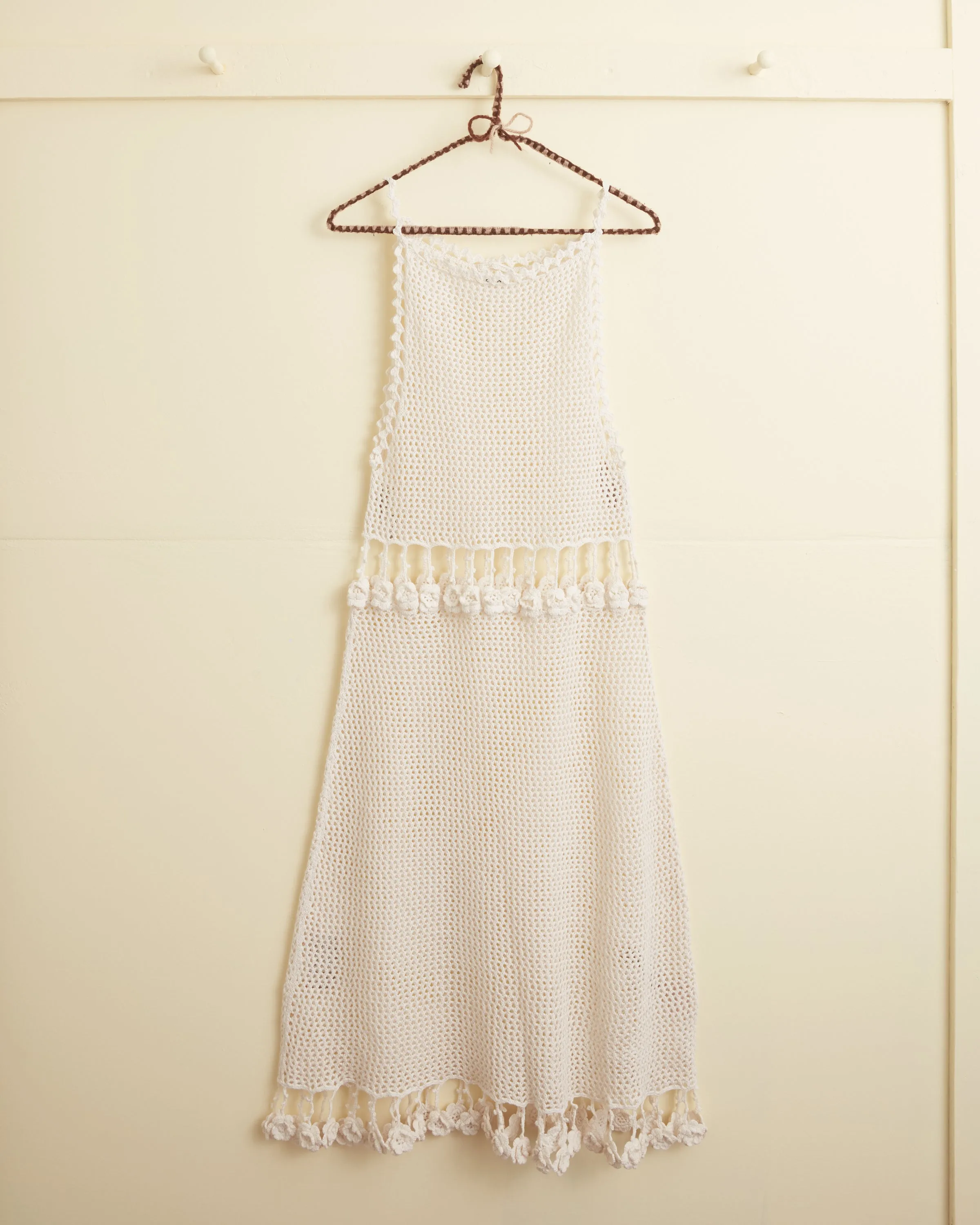 Posy Crochet Dress - Cream sold by BODE product image thumbnail 4