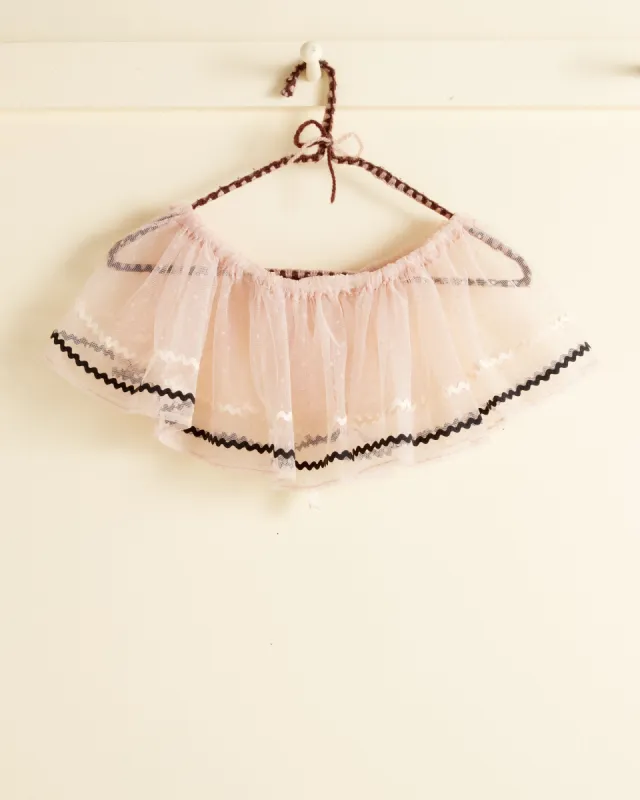 Ecru Ribbon Collar sold by BODE