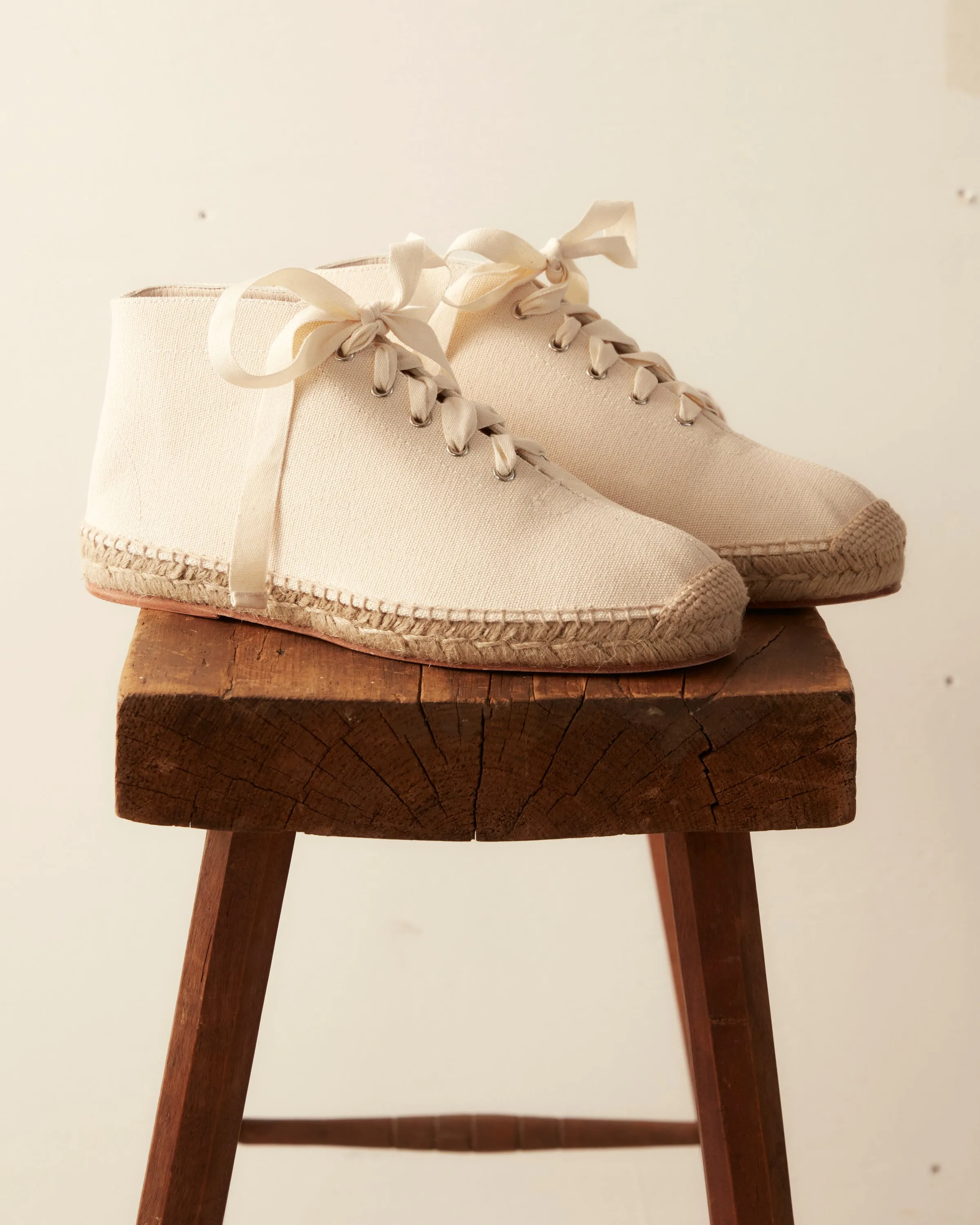 Canvas High-Top Espadrilles sold by BODE
