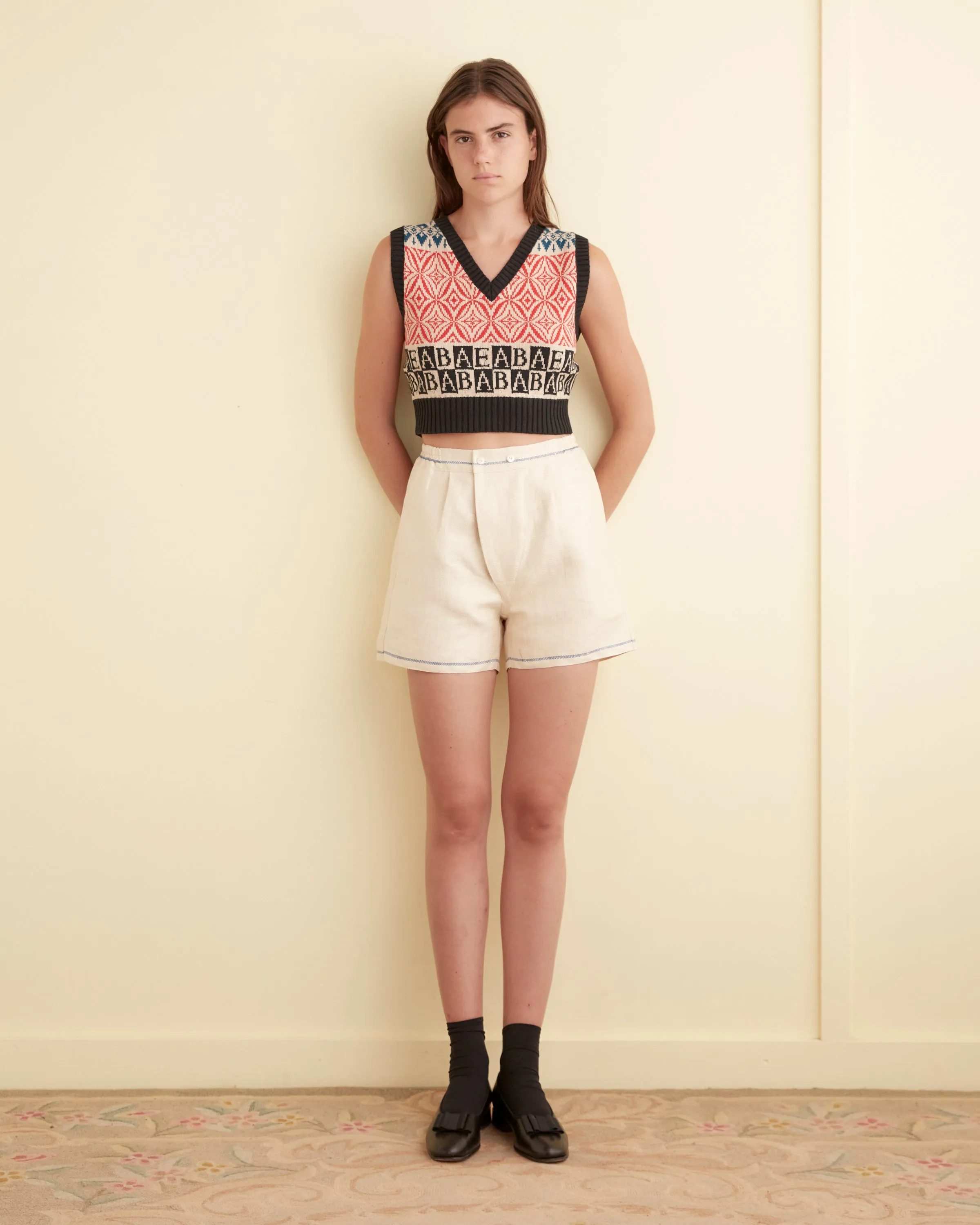 Alphabet Vest sold by BODE