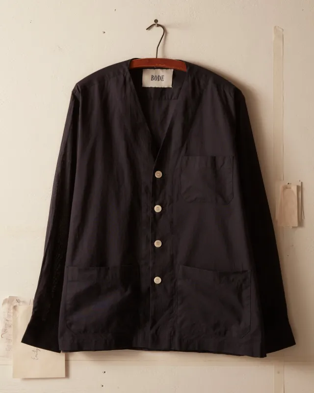 Voile Roberto Shirt - Midnight sold by BODE