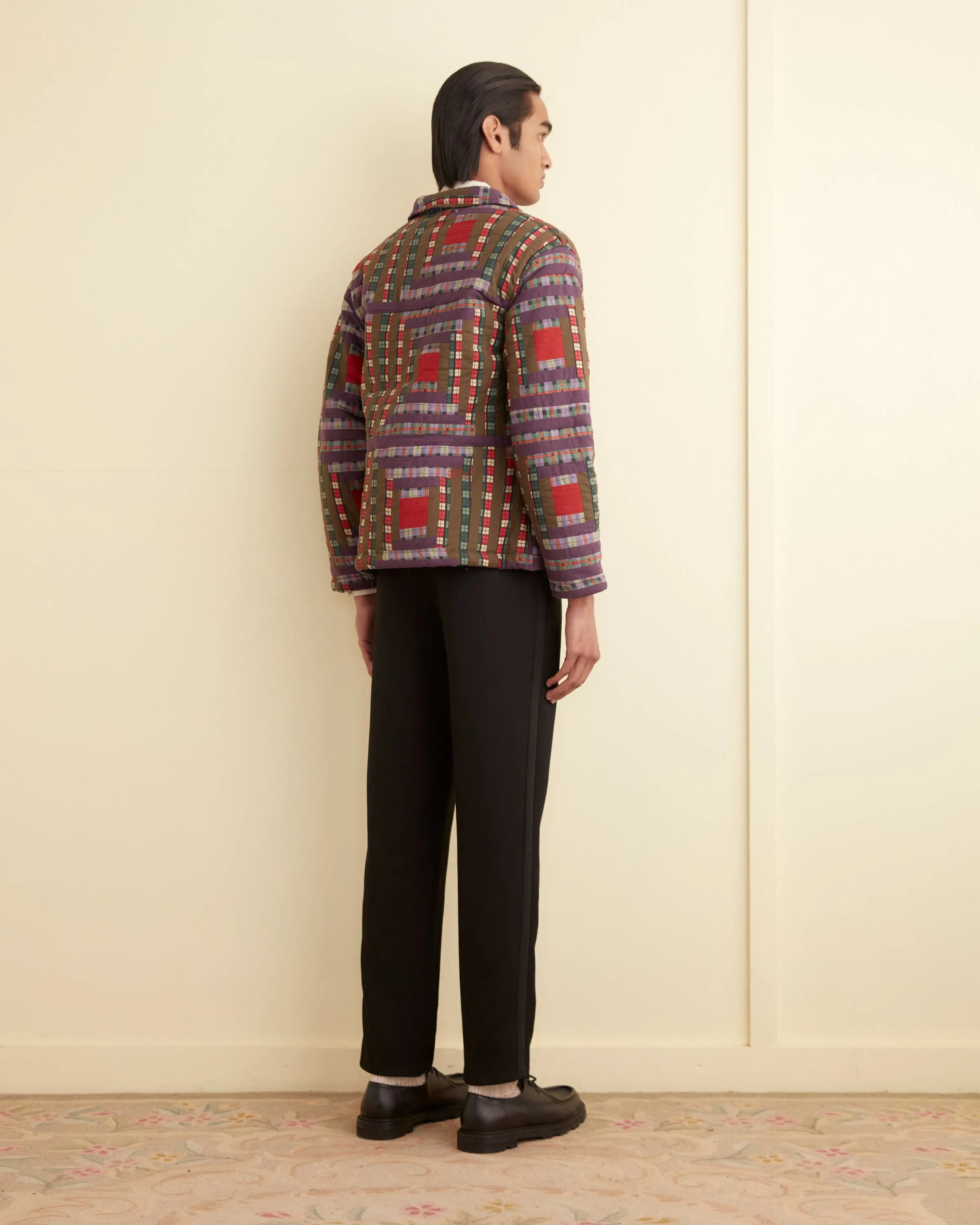 Plaid Log Cabin Quilt Jacket sold by BODE product image thumbnail 3