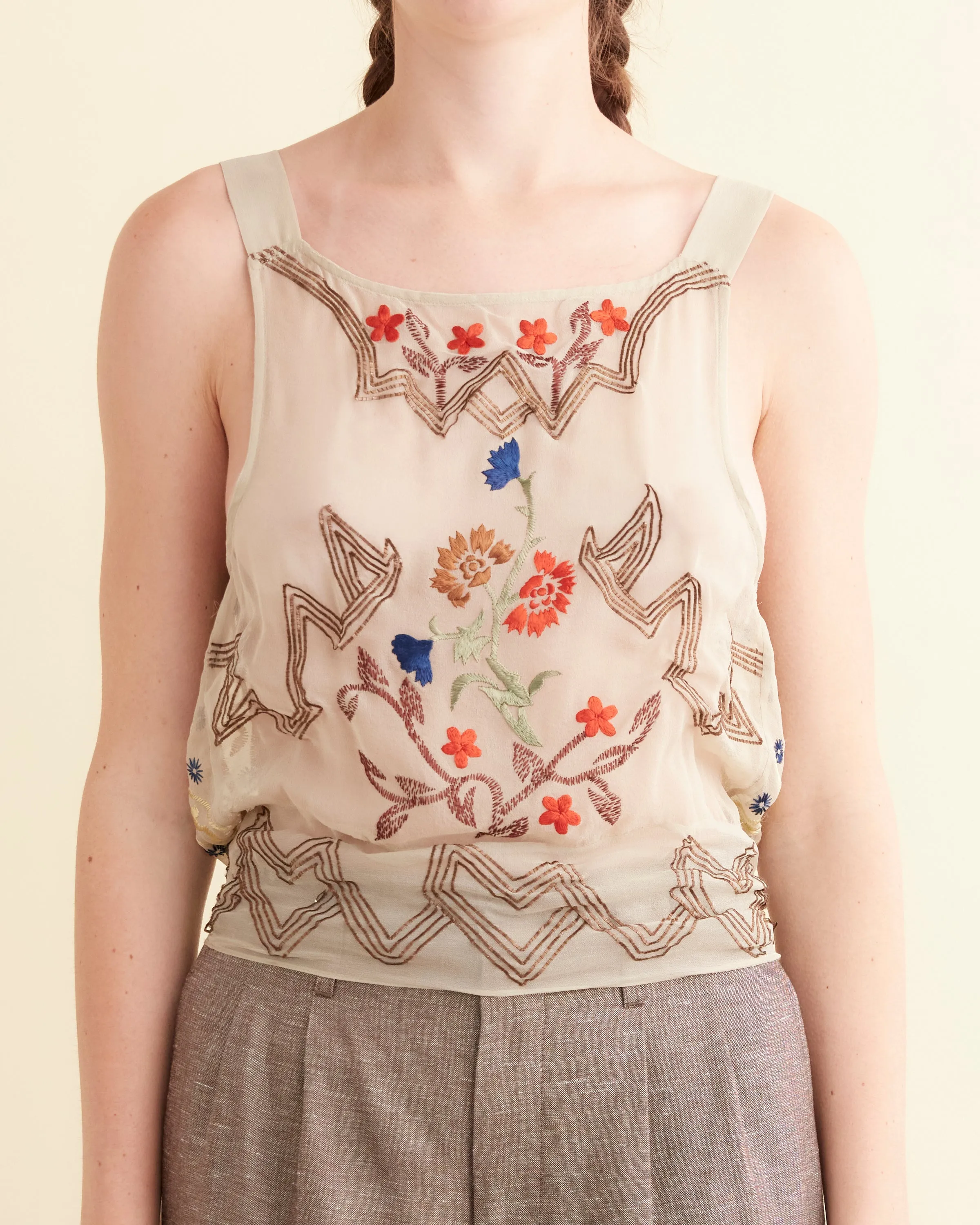 Embroidered Flower Study Top sold by BODE product image thumbnail 2