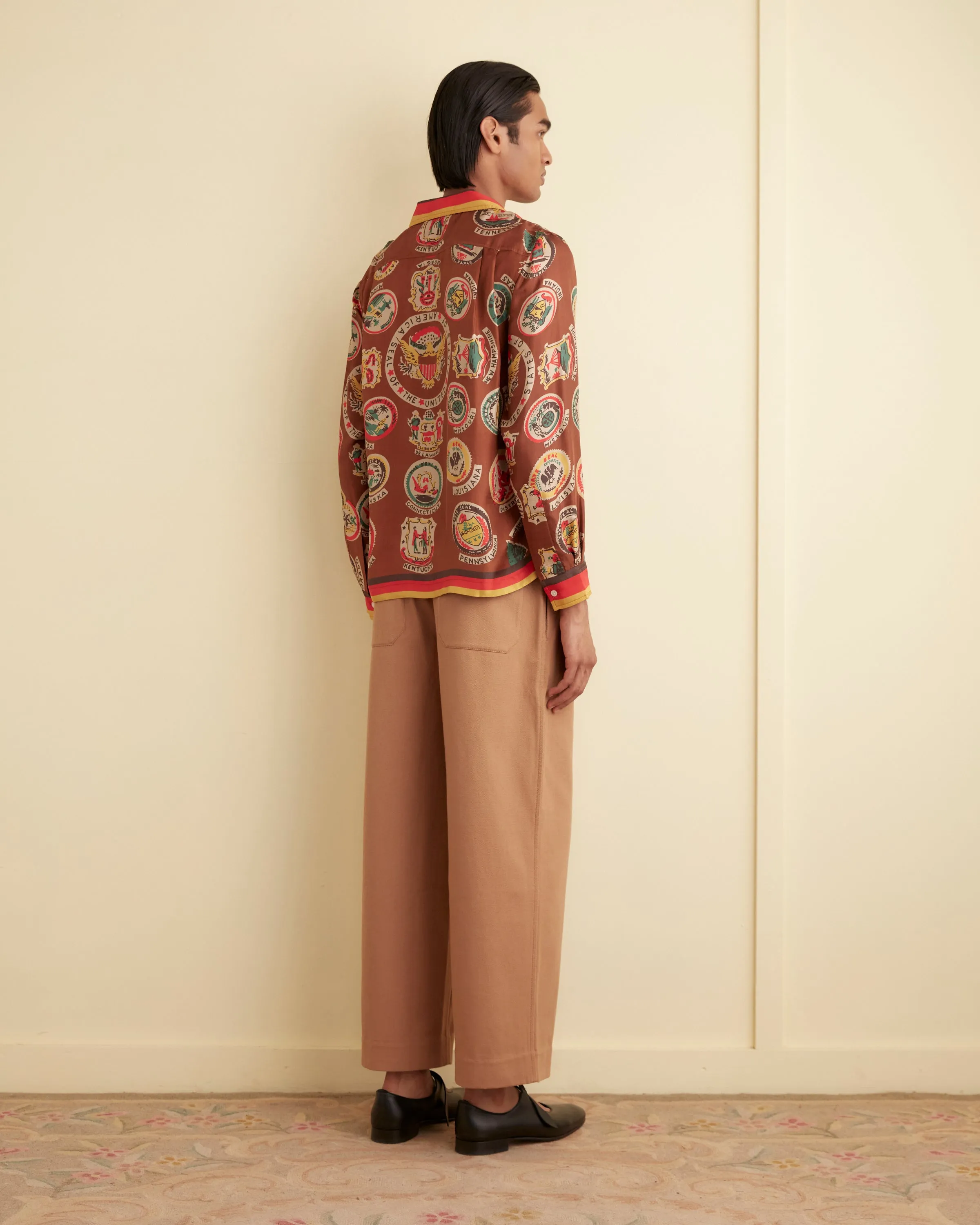 State Seal Long Sleeve Shirt sold by BODE product image thumbnail 3