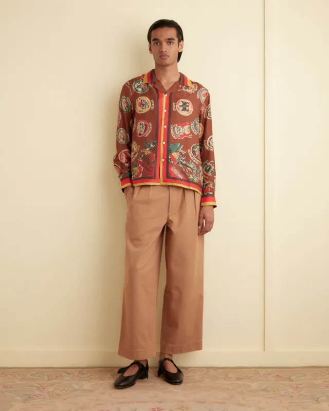 State Seal Long Sleeve Shirt sold by BODE