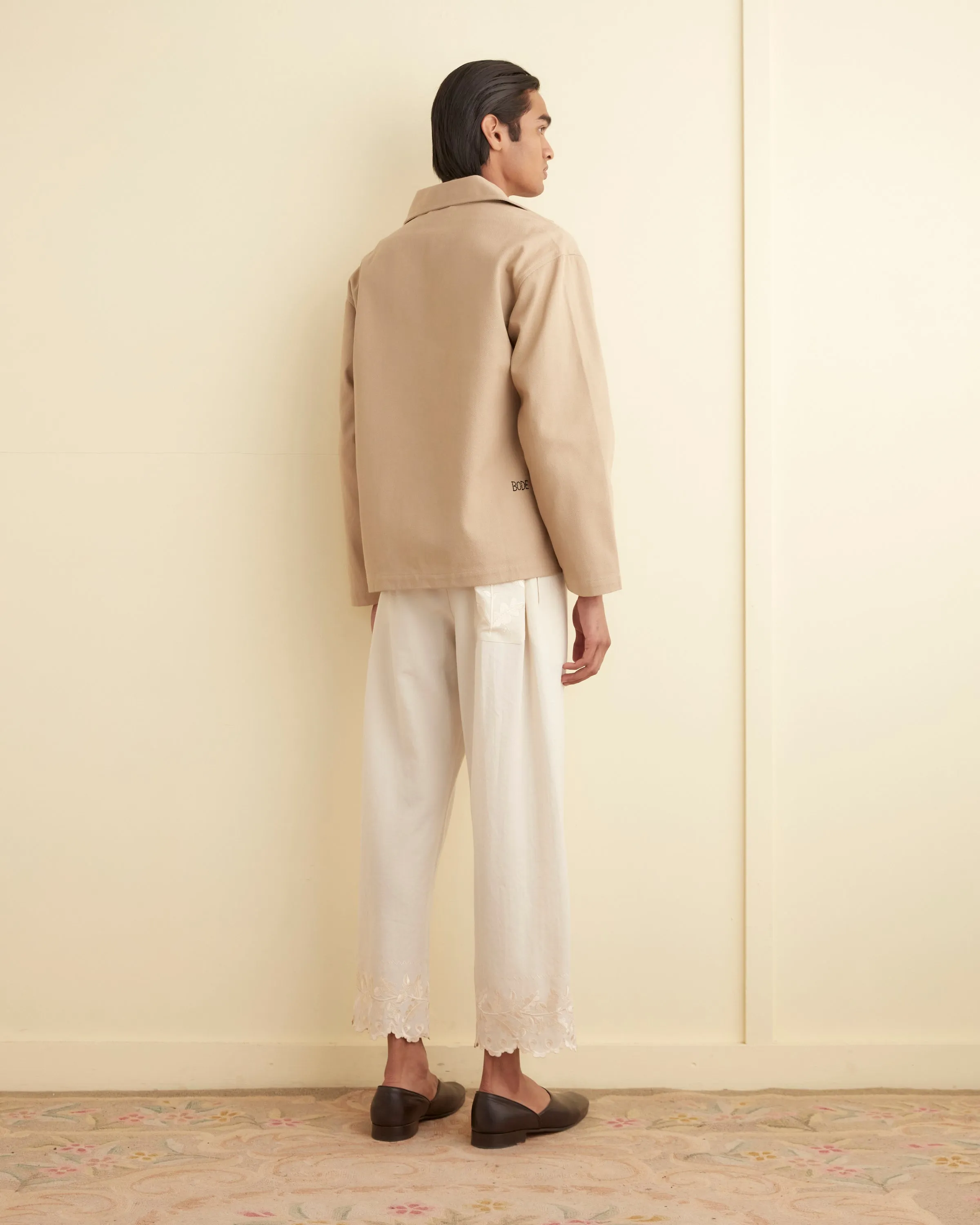 Twill Front Tab Jacket - Khaki sold by BODE product image thumbnail 3