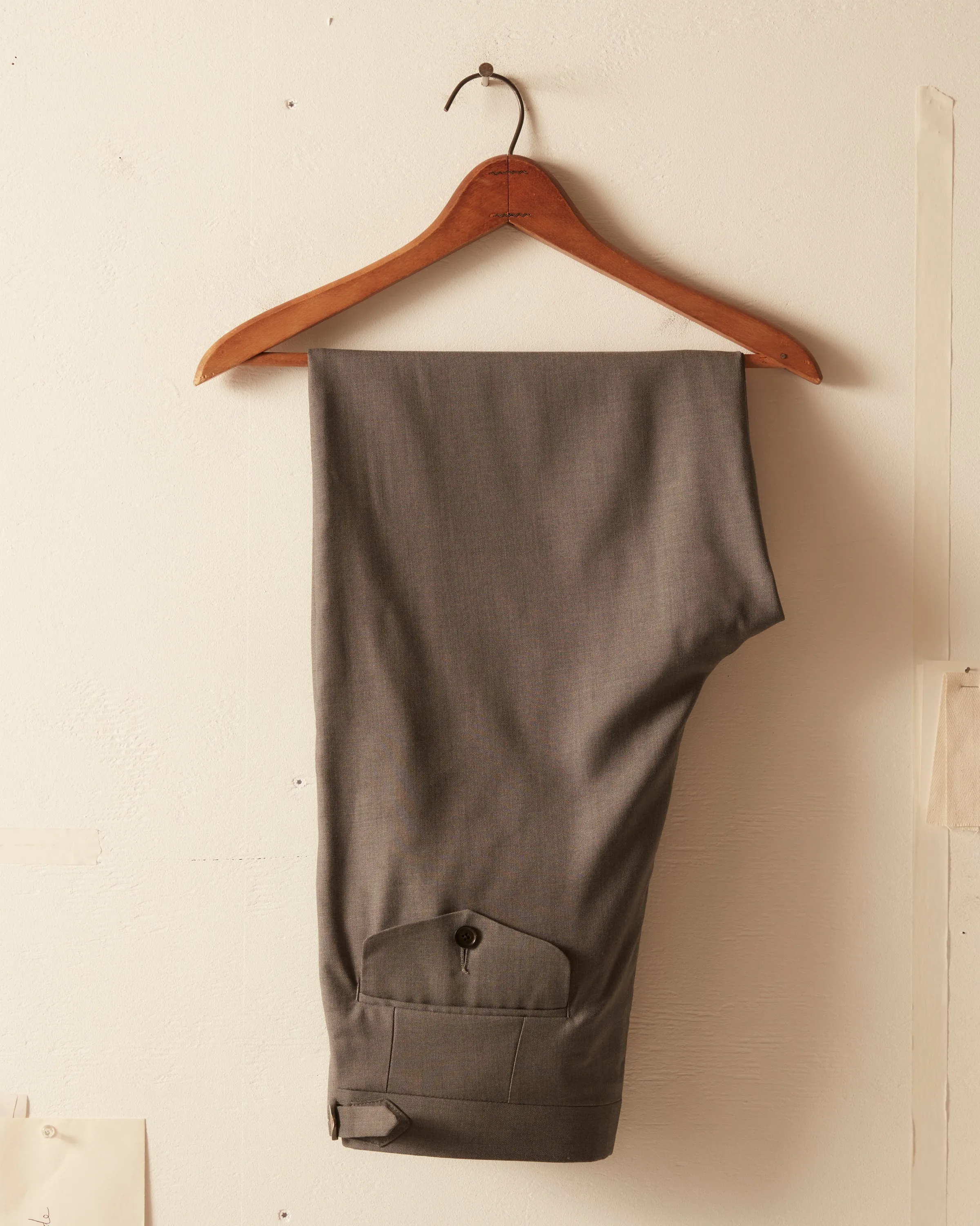 Tropical Wool Side-Buckle Trousers - Grey sold by BODE product image thumbnail 2