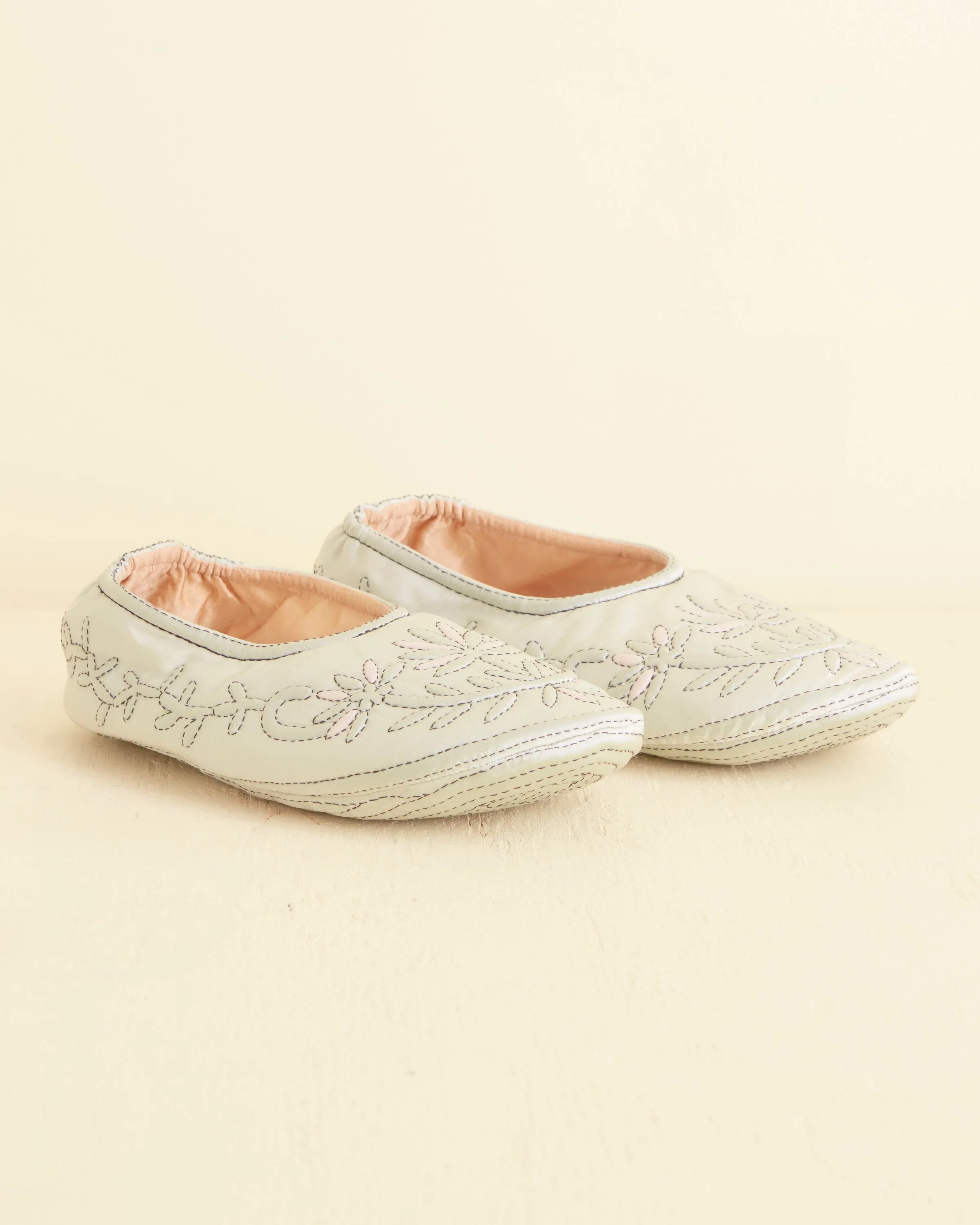 Floral Souvenir Slippers sold by BODE